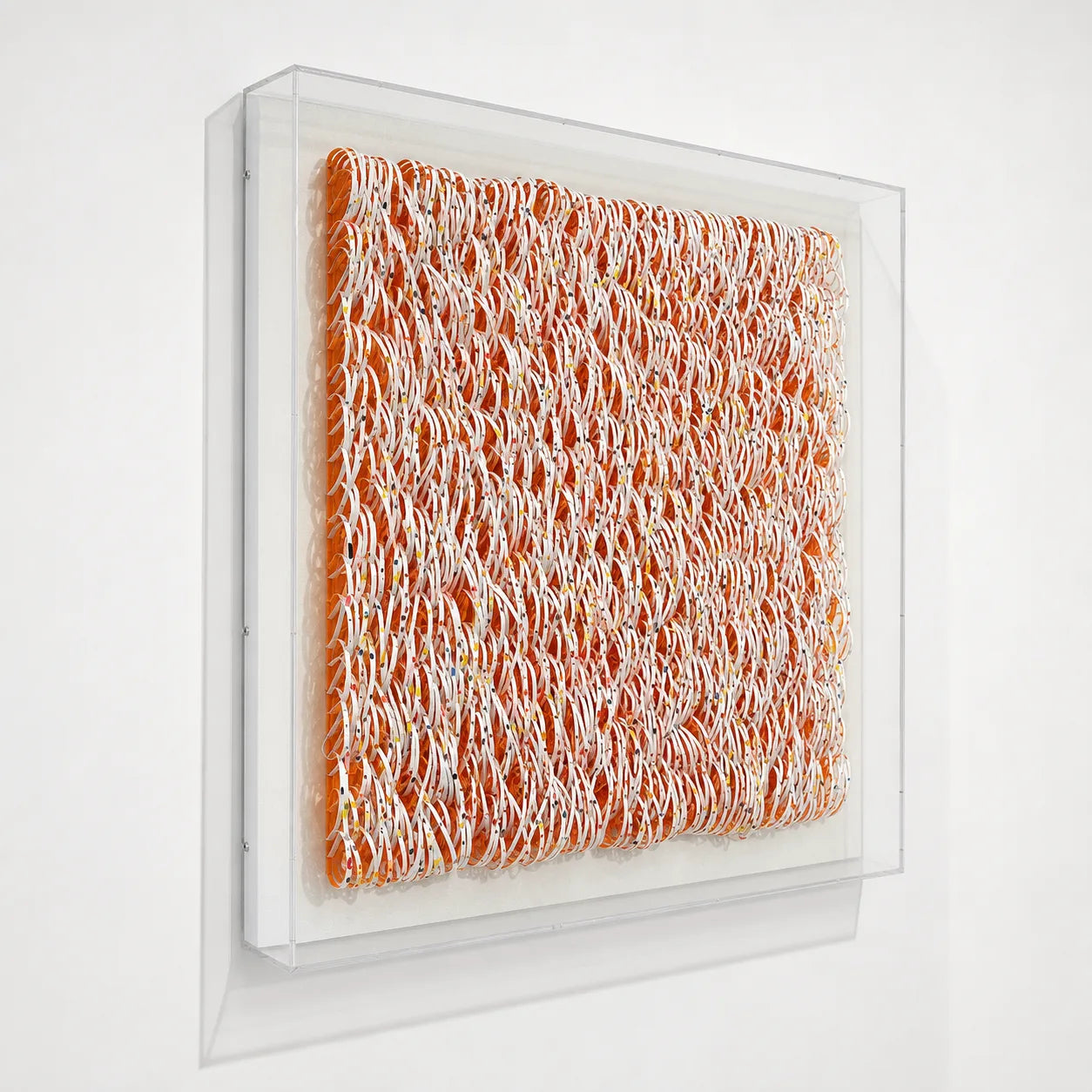 Shredded Bloom | Tangerine Tangle Wall Art Interior Moderna