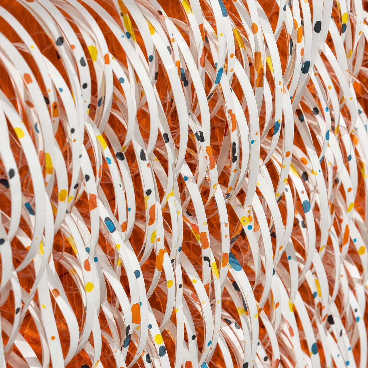 Shredded Bloom | Tangerine Tangle Wall Art Interior Moderna