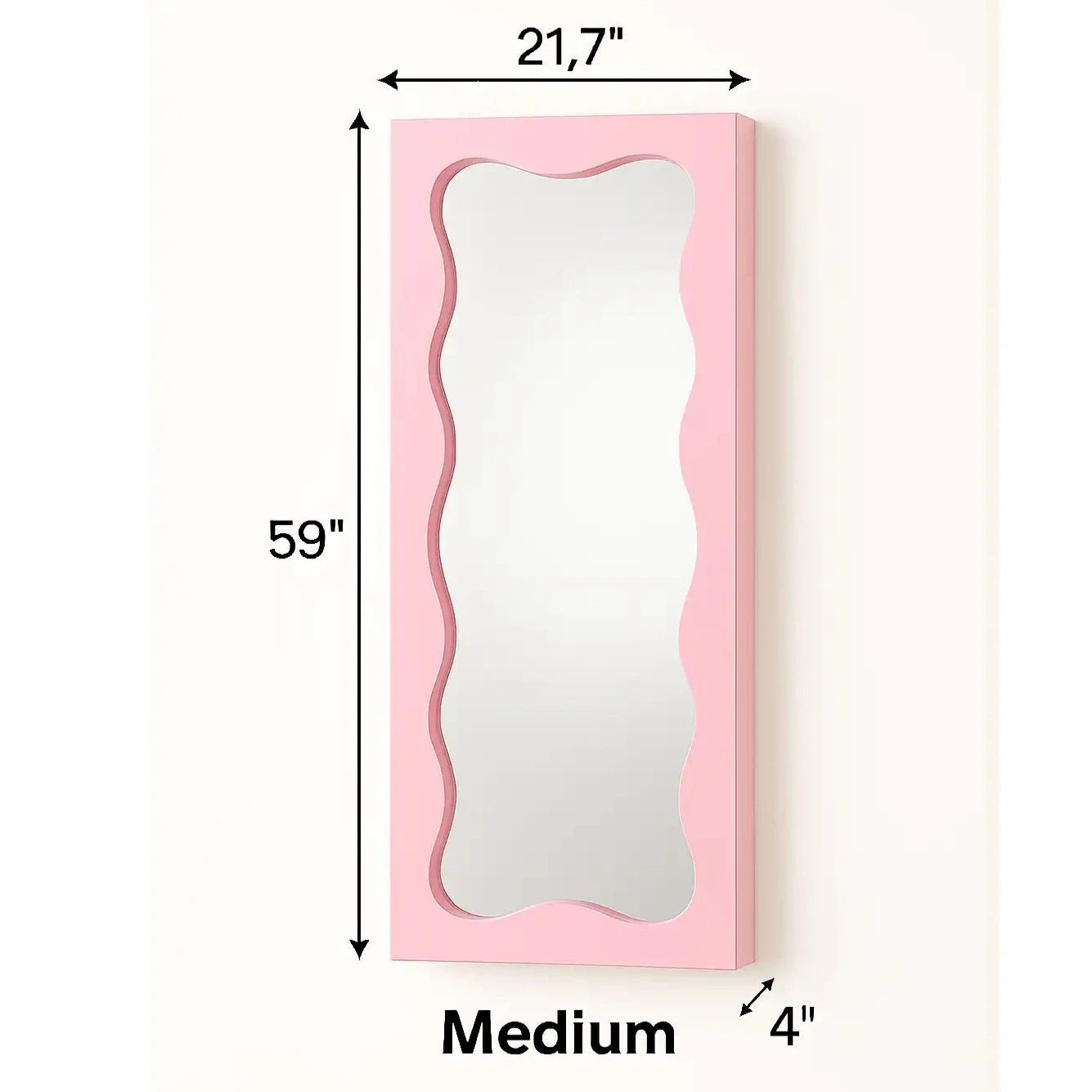 Wave Frame Mirror