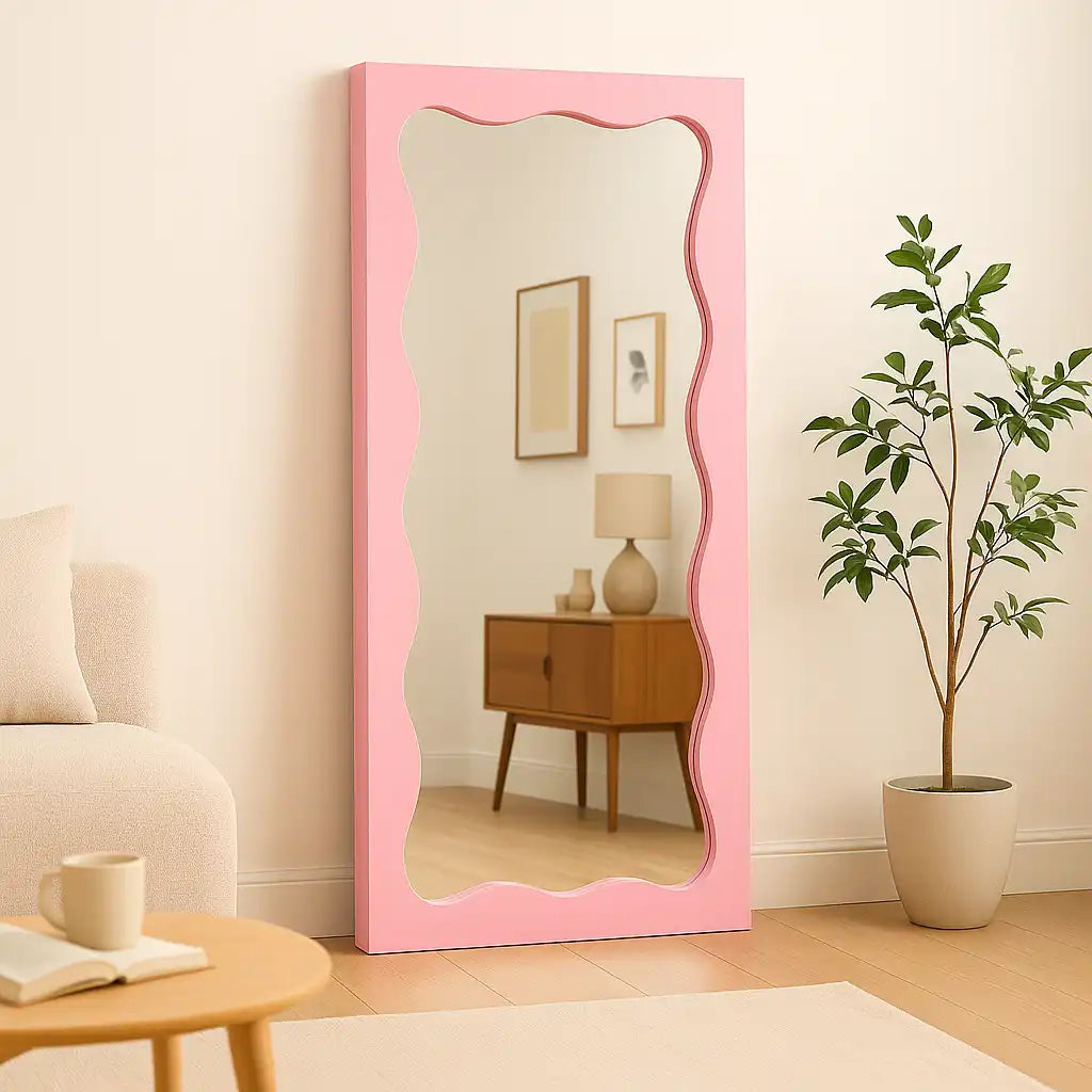 Wave Frame Mirror