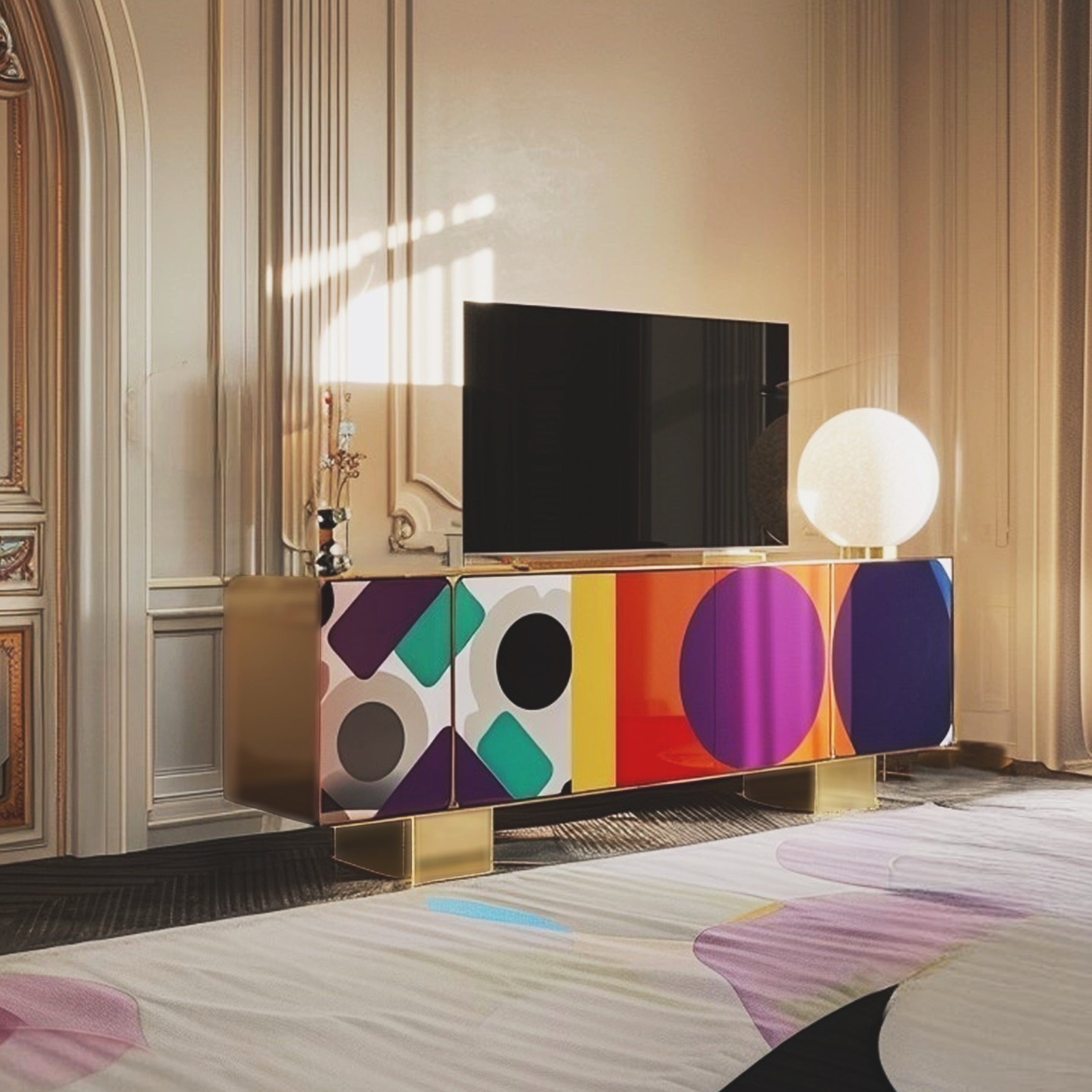 Prism Console Table Interior Moderna