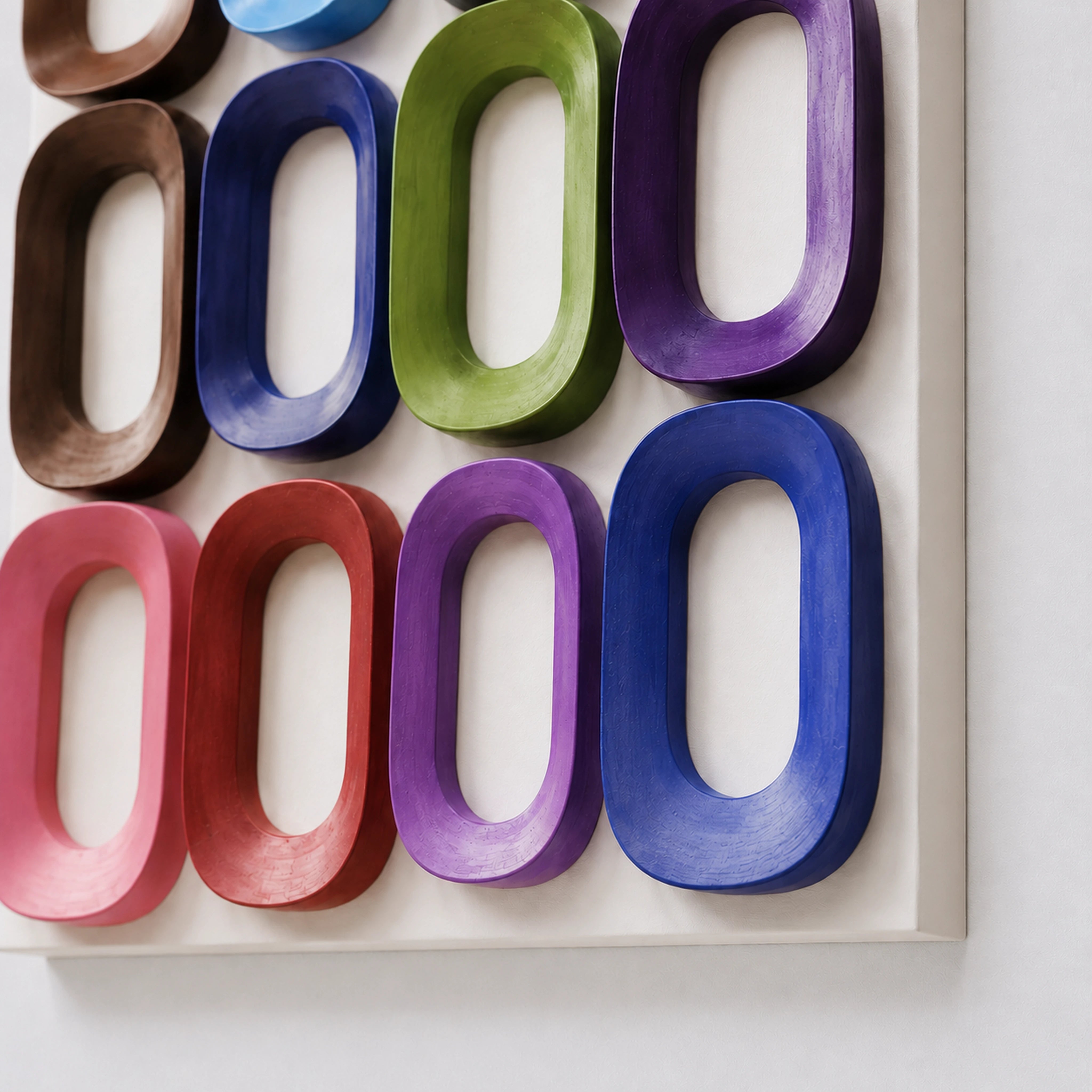 Rainbow Oval Riot Wall Art Interior Moderna