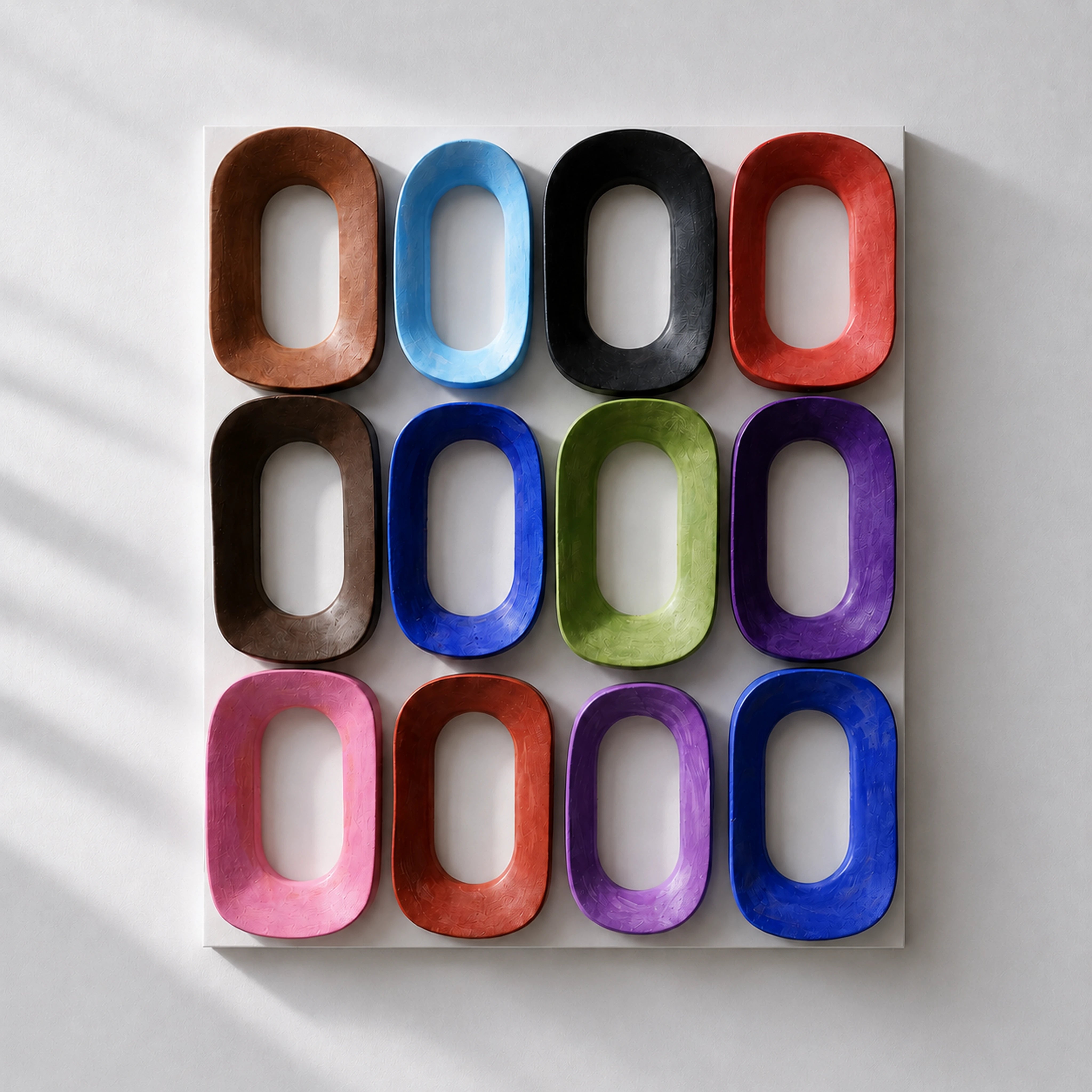Rainbow Oval Riot Wall Art Interior Moderna