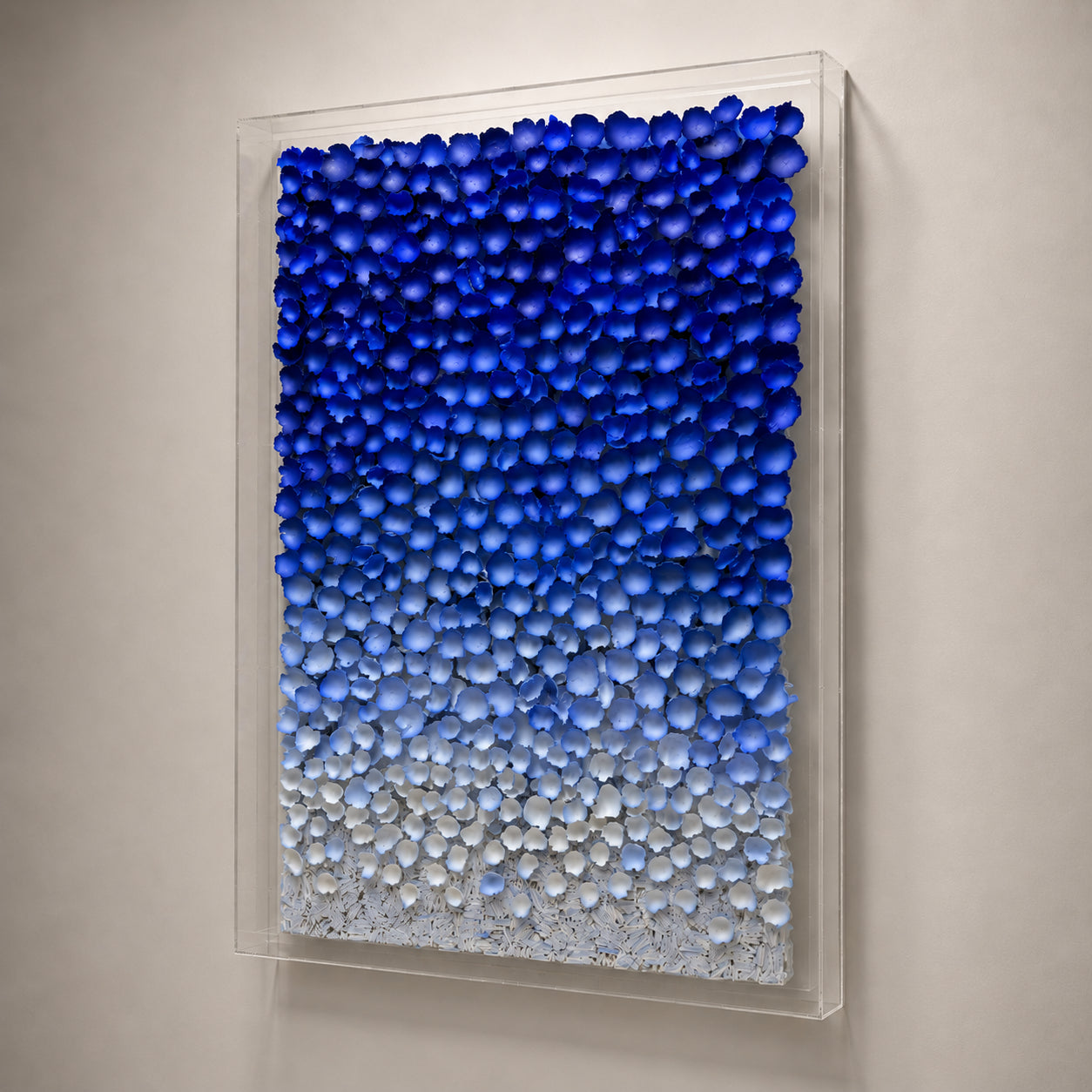 Sedimentation | Azurite Wall Art Interior Moderna