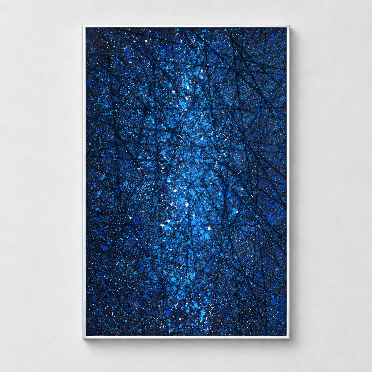 Abstract Stormscape | Tempest Blue Wall Art Interior Moderna