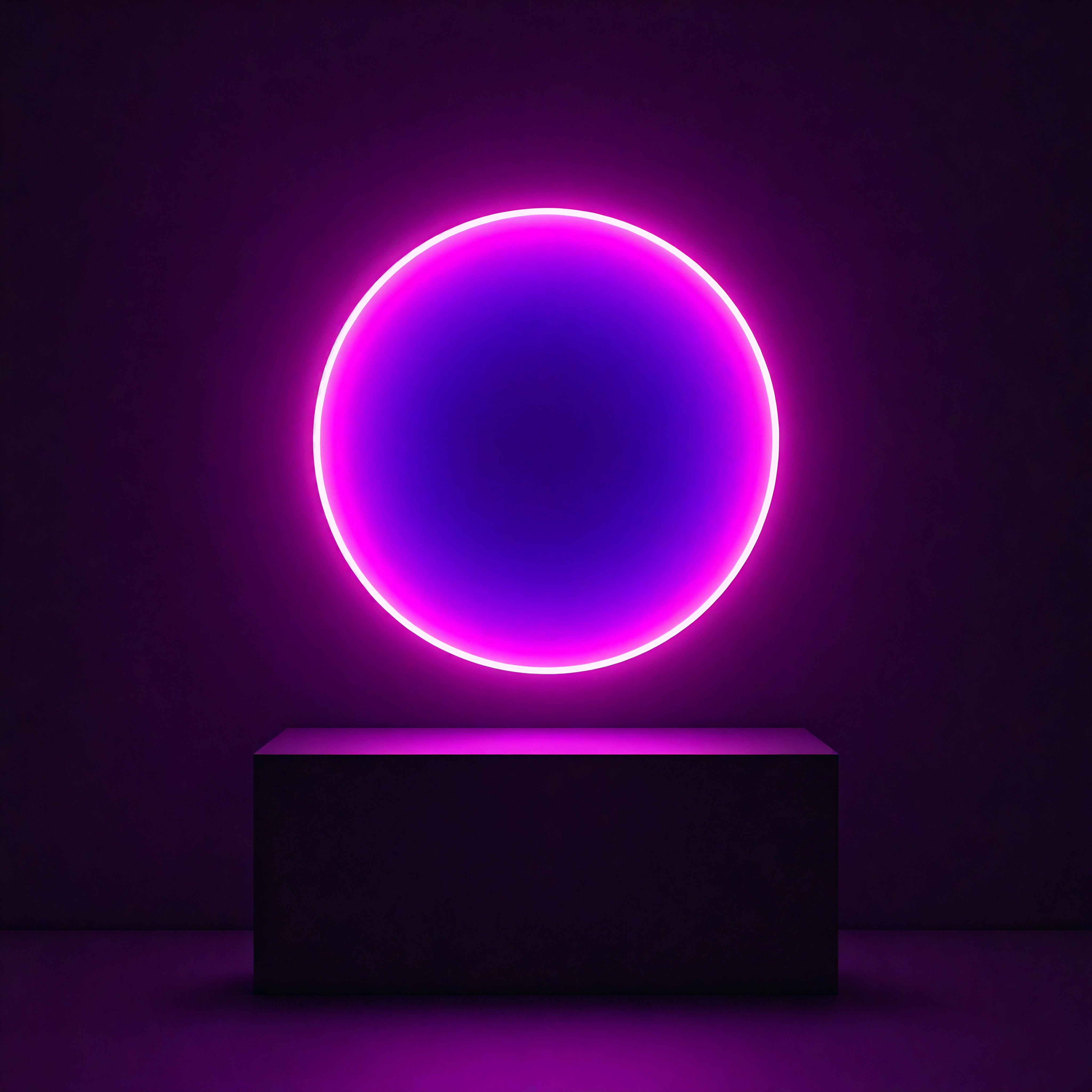 Silent Burn | Dusk Magenta Wall Art Interior Moderna