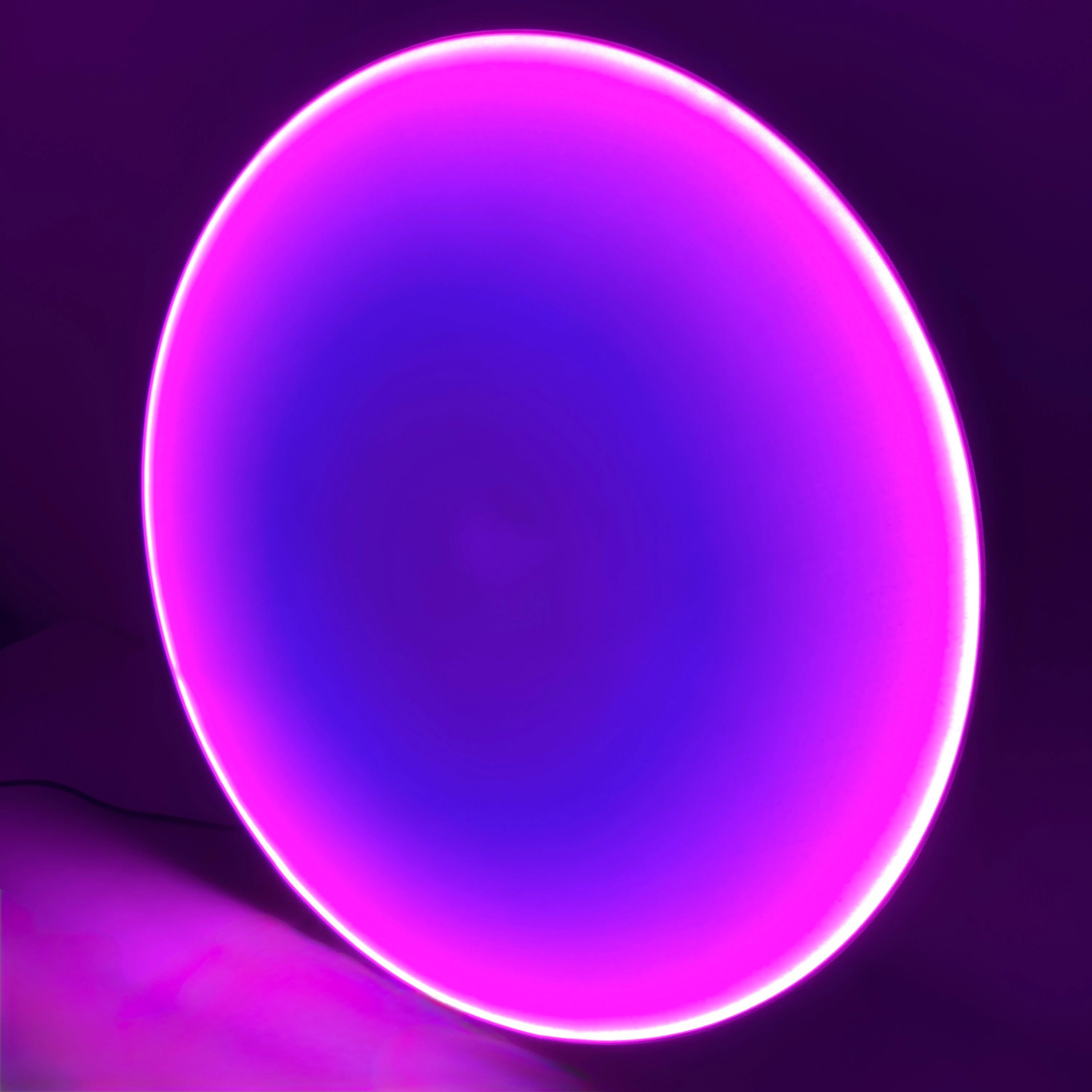 Silent Burn: Dusk Magenta Wall Art Interior Moderna