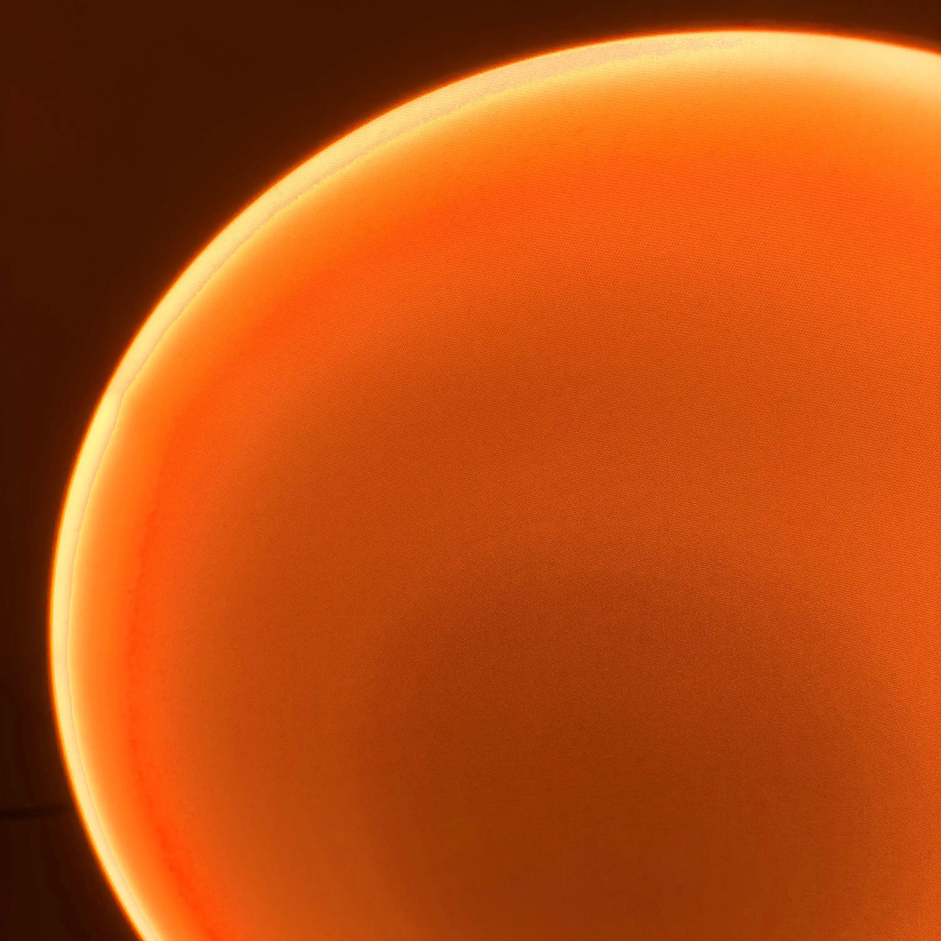 Silent Burn: Ember Orange Wall Art Interior Moderna