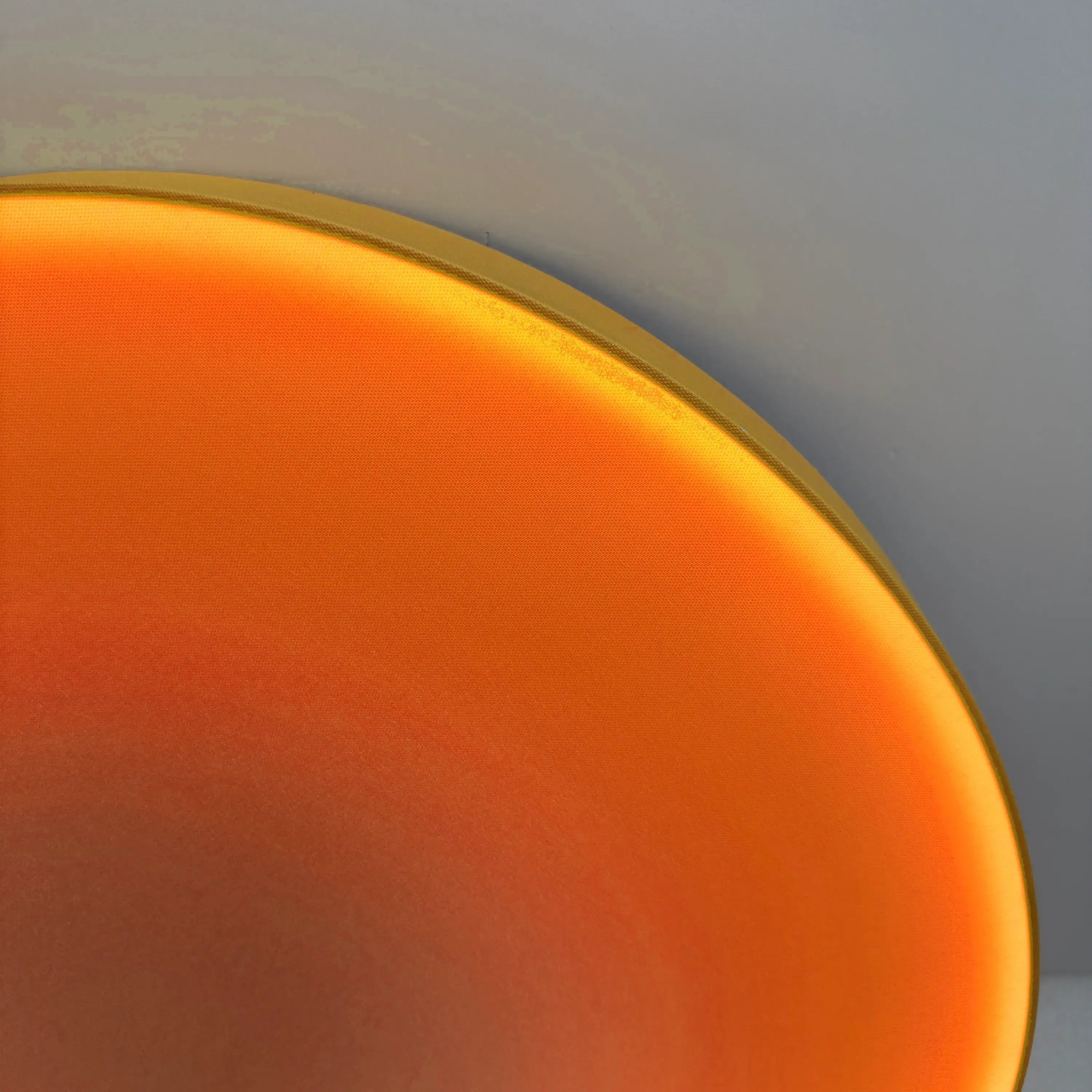 Silent Burn: Ember Orange Wall Art Interior Moderna