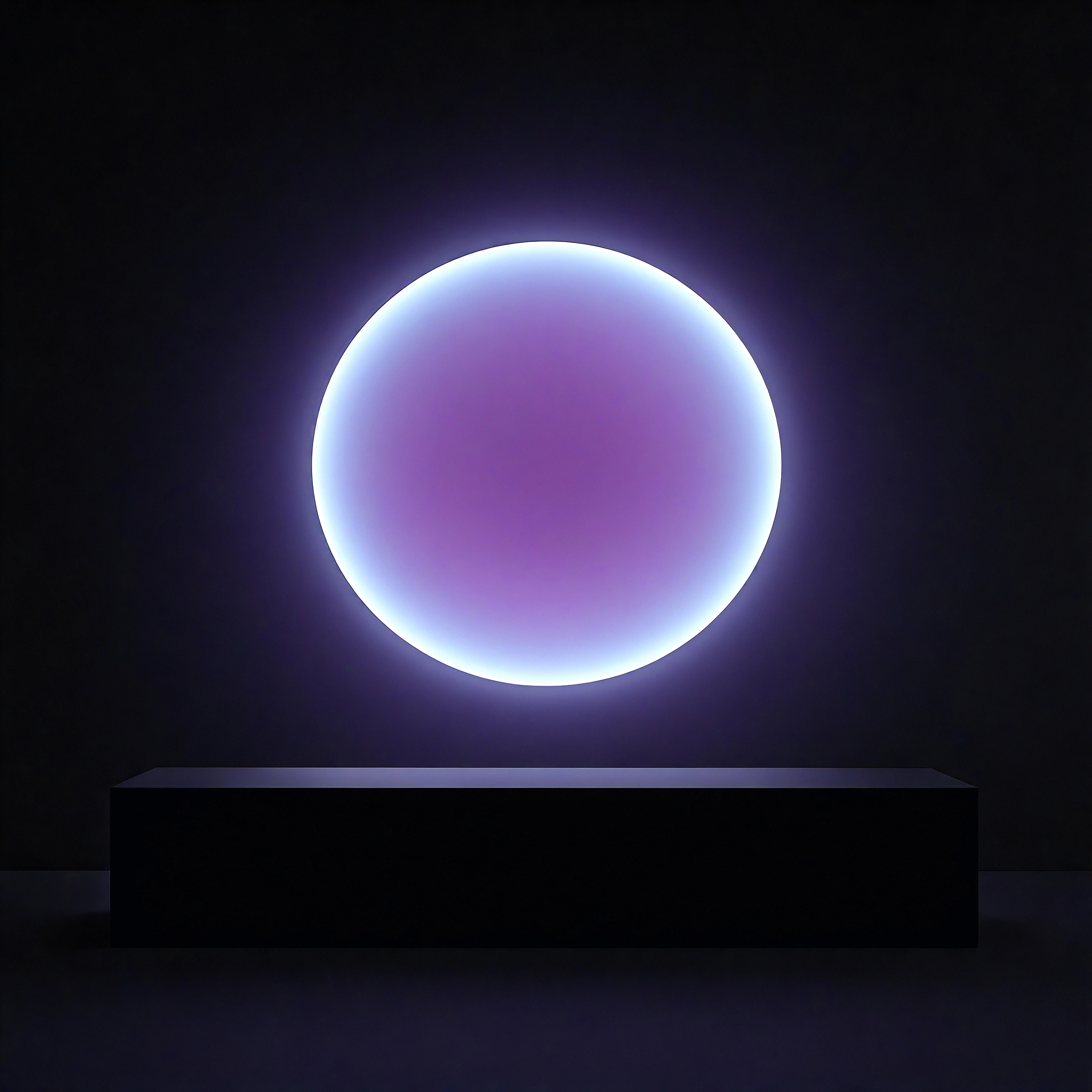 Silent Burn: Violet Mist Wall Art Interior Moderna Regular