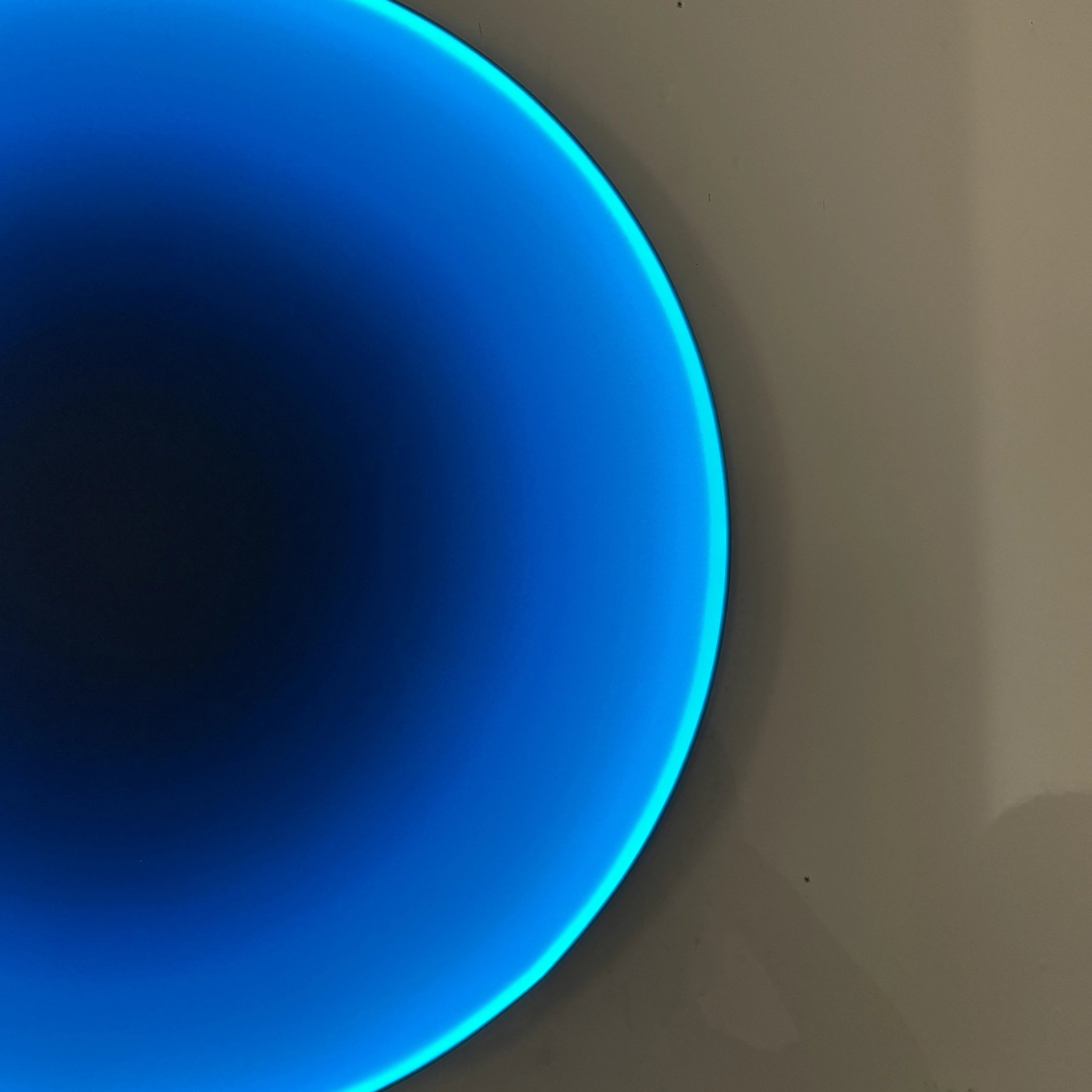 Silent Burn | Blue Eclipse Wall Art Interior Moderna