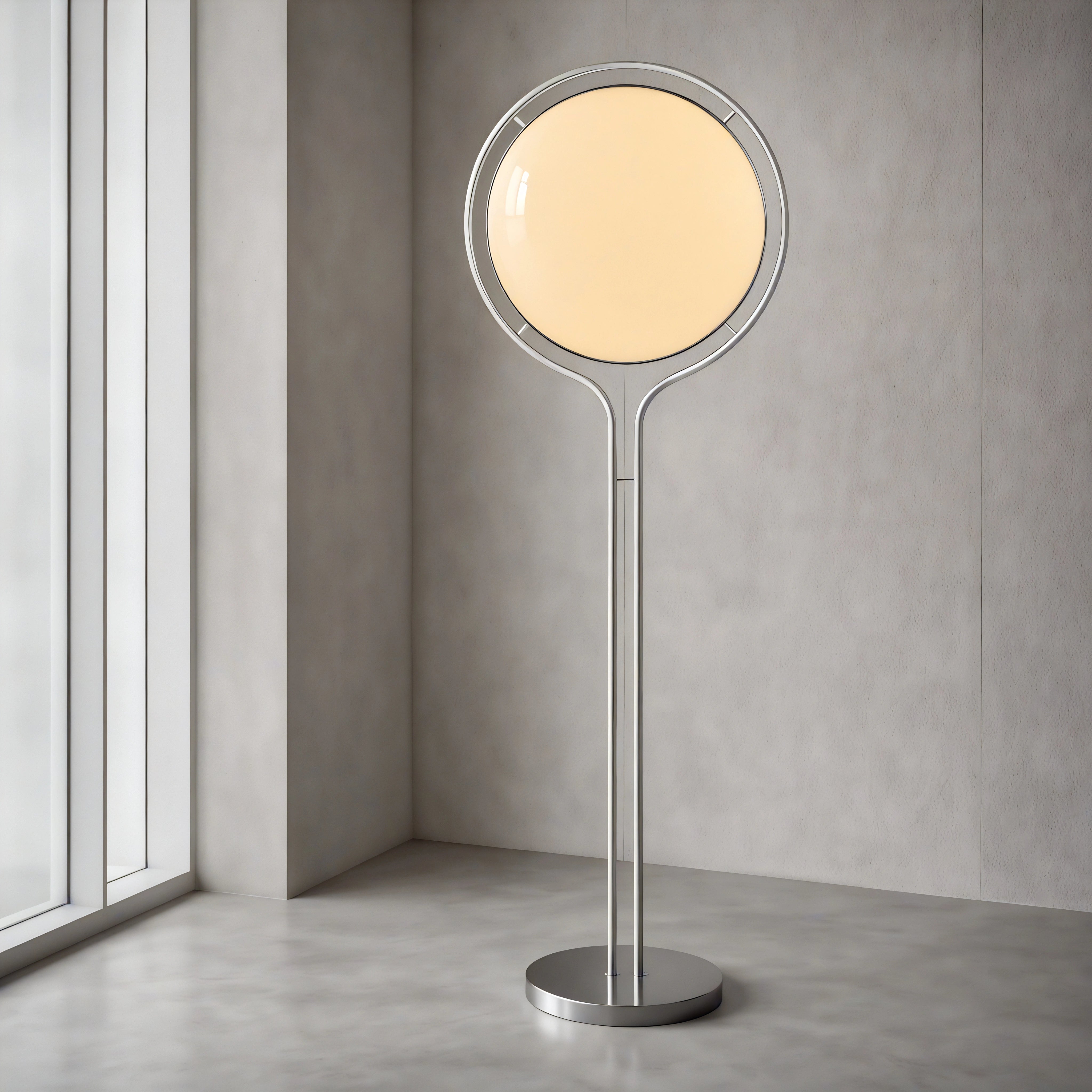Solus Single Sphere Floor Lamp Lamp Interior Moderna