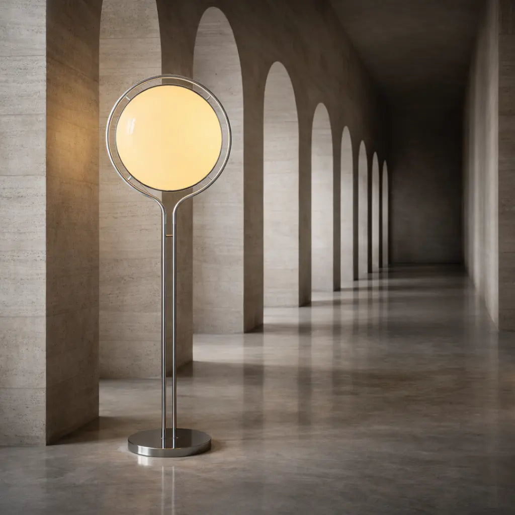 Solus Single Sphere Floor Lamp Lamp Interior Moderna