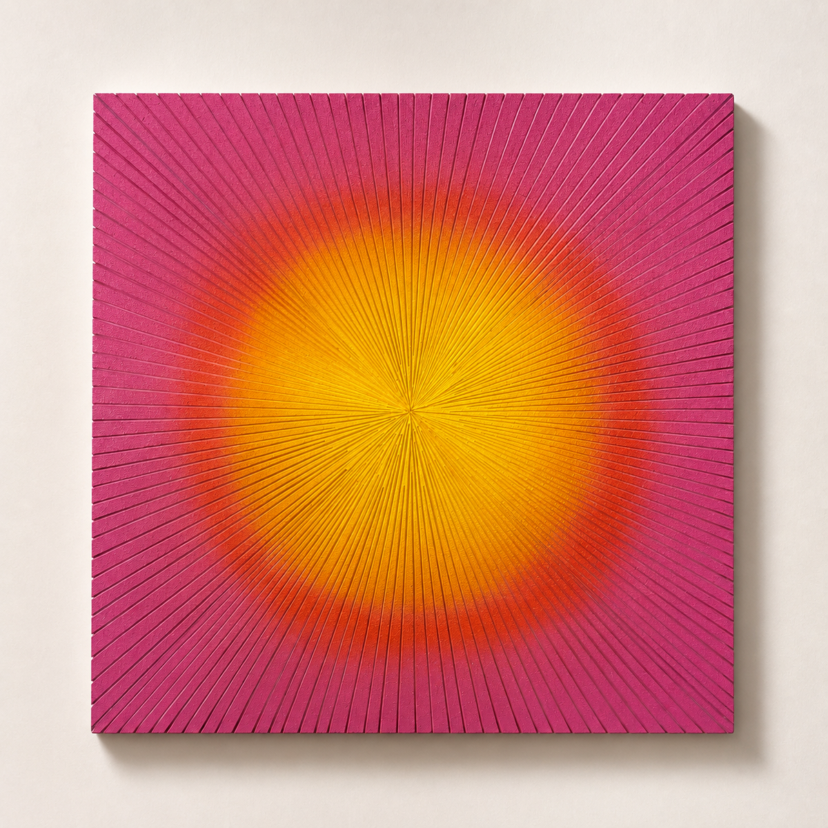 Solar Bloom Wall Art Interior Moderna New