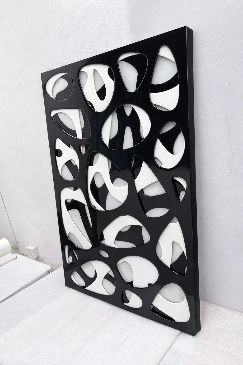 Spectral Flux: Binary Wall Art Interior Moderna