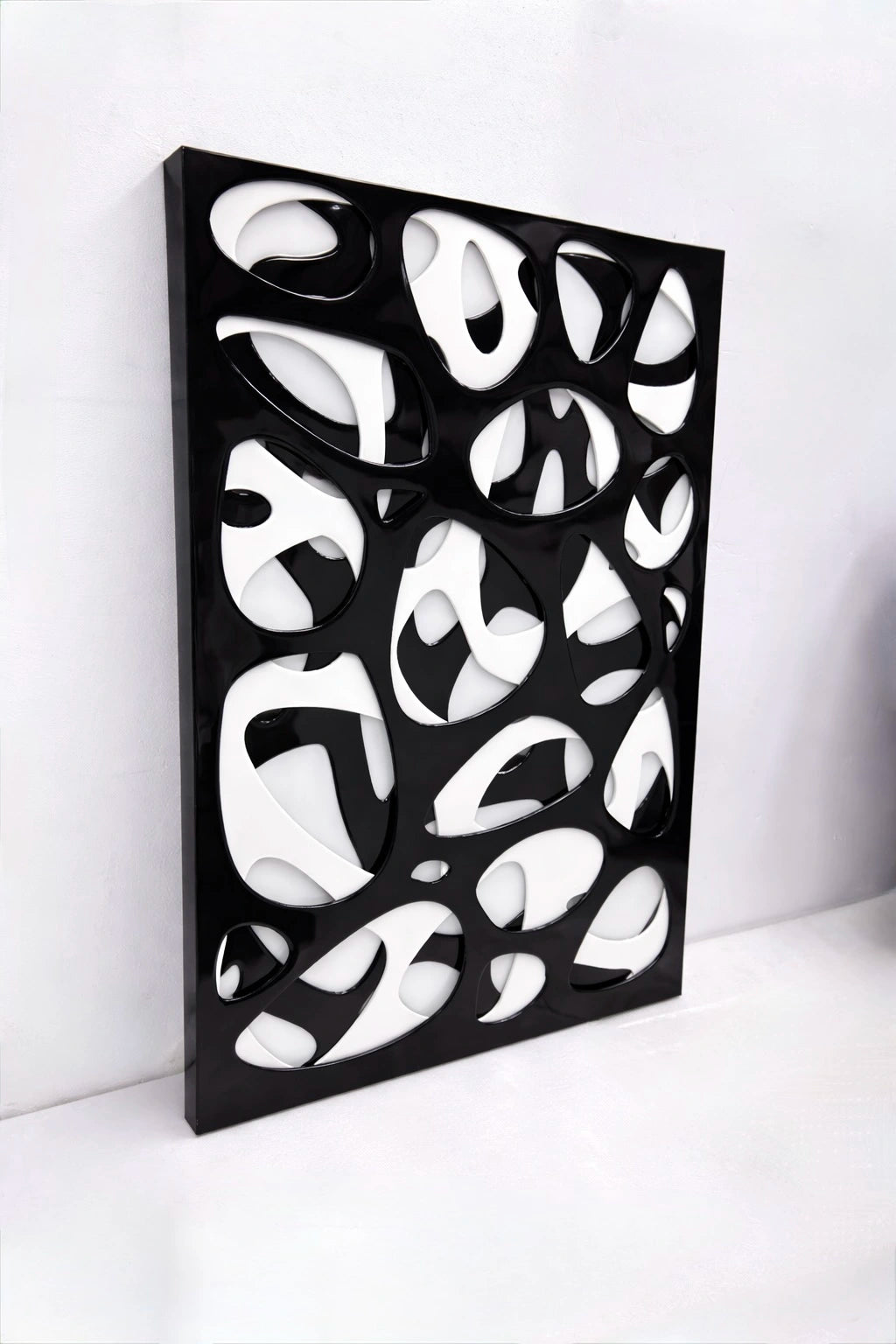 Spectral Flux: Binary Wall Art Interior Moderna