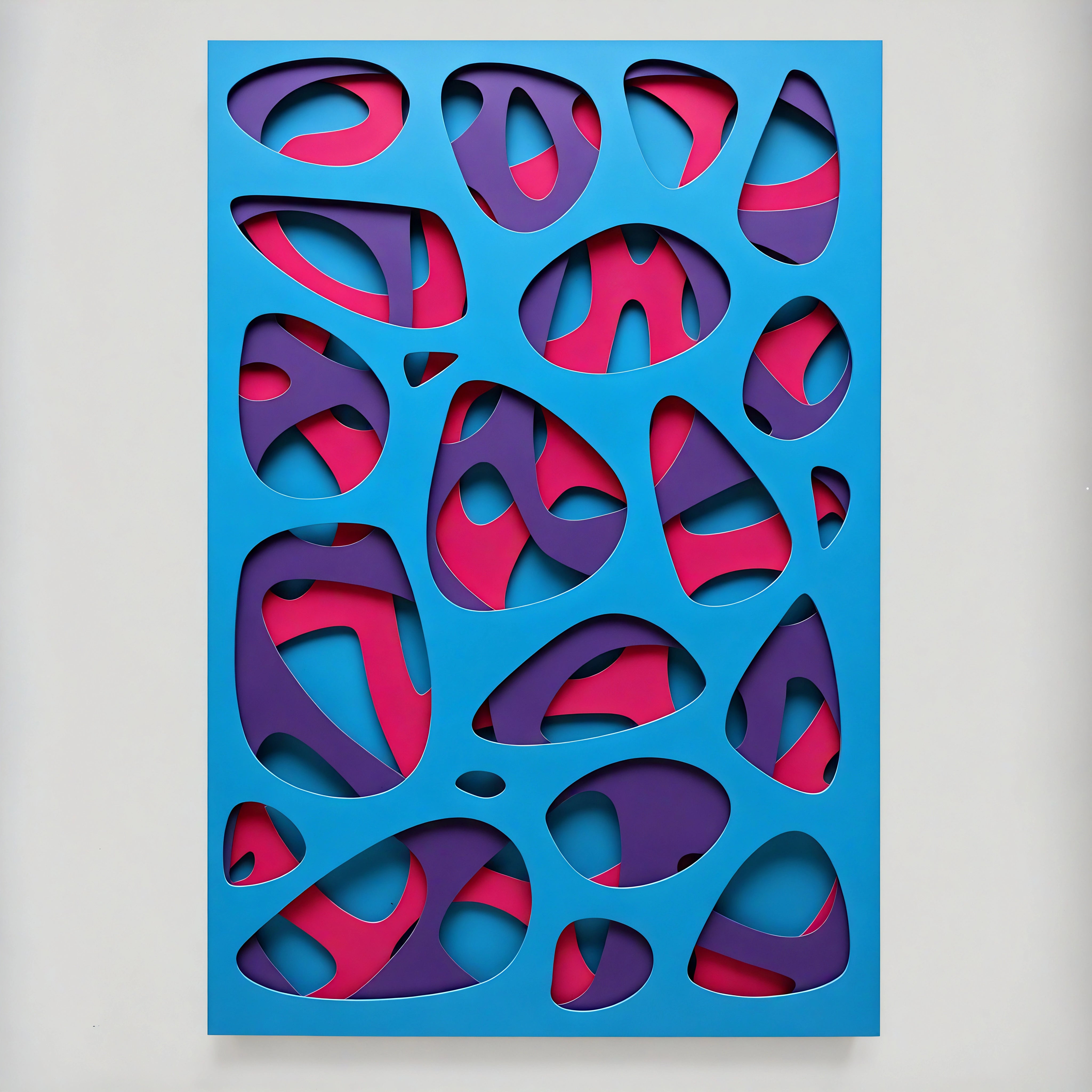 Spectral Flux | Prismatic Shift Wall Art Interior Moderna