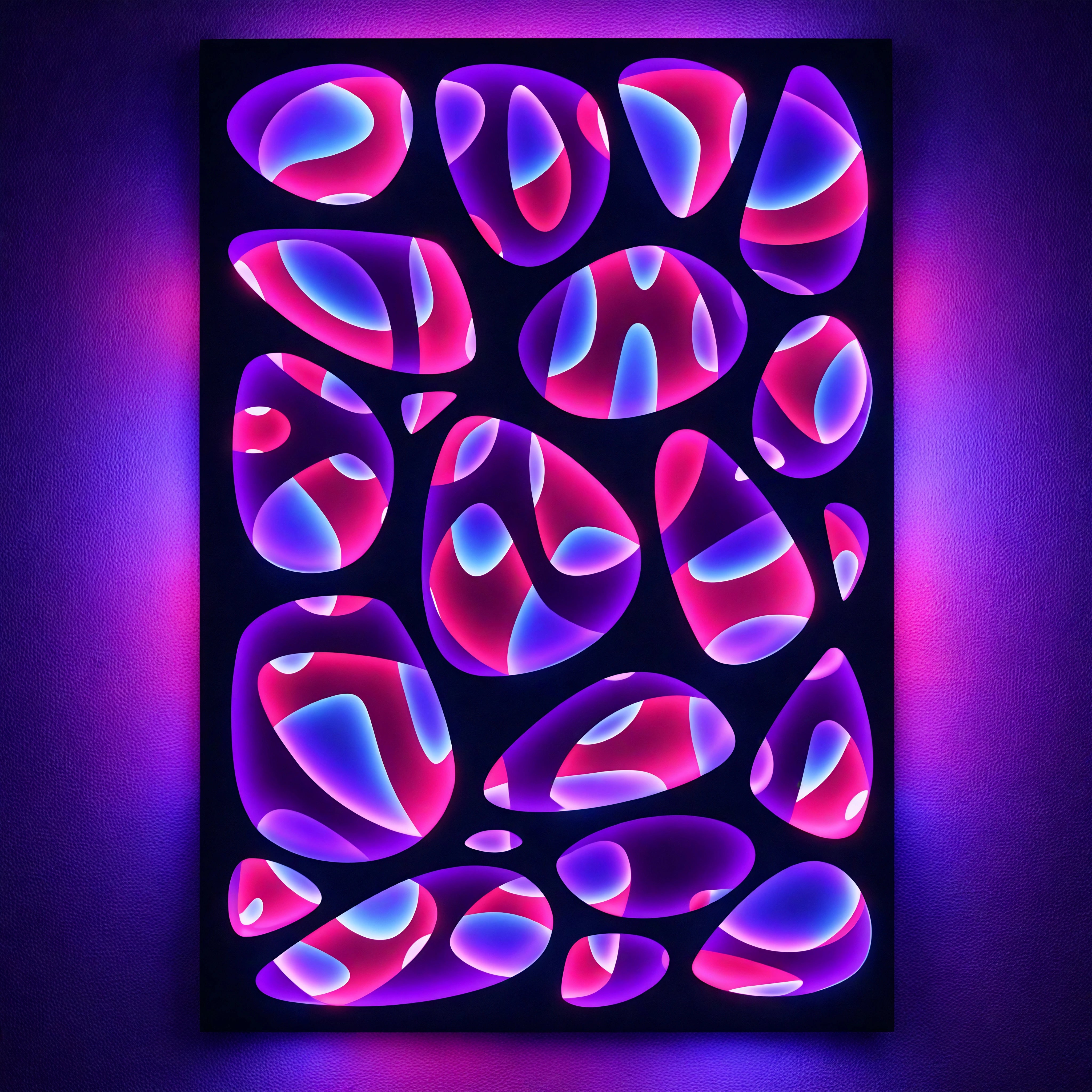 Spectral Flux: Prismatic Shift Wall Art Interior Moderna