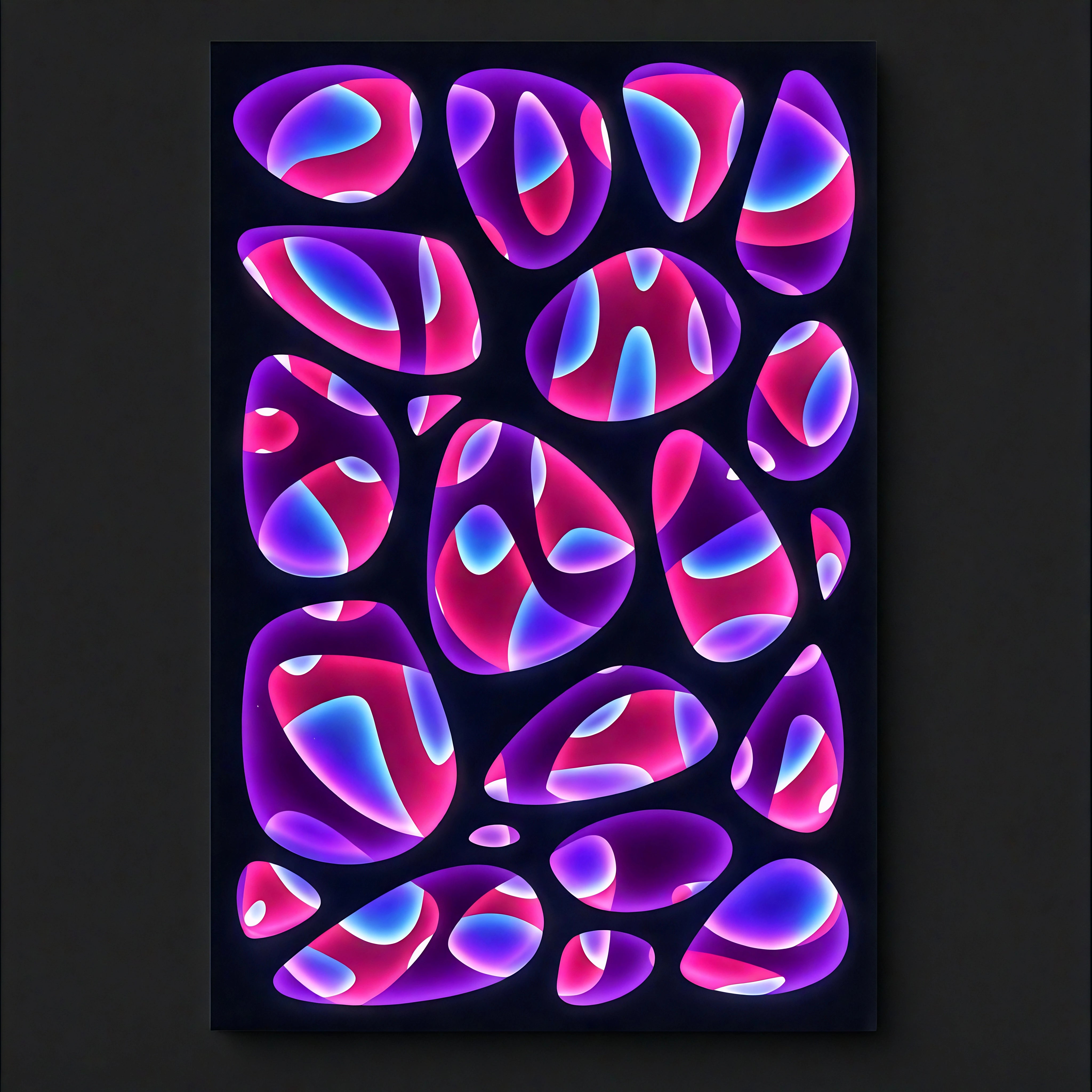 Spectral Flux: Prismatic Shift Wall Art Interior Moderna