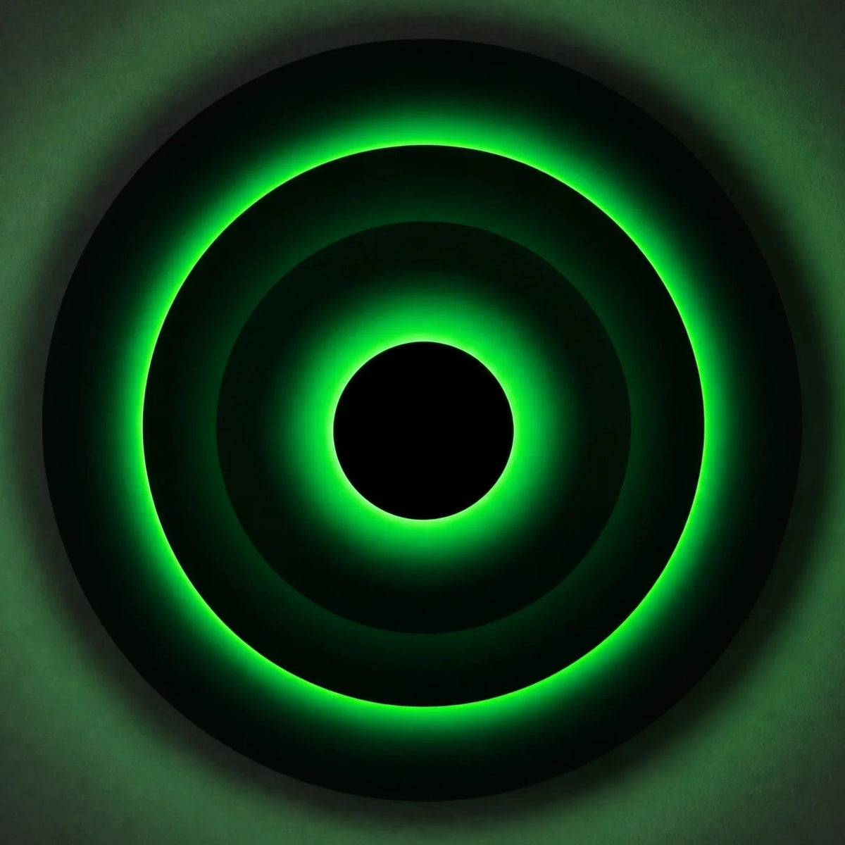 Triple Eclipse Radiance | Verdant Halo Wall Art Interior Moderna Regular New