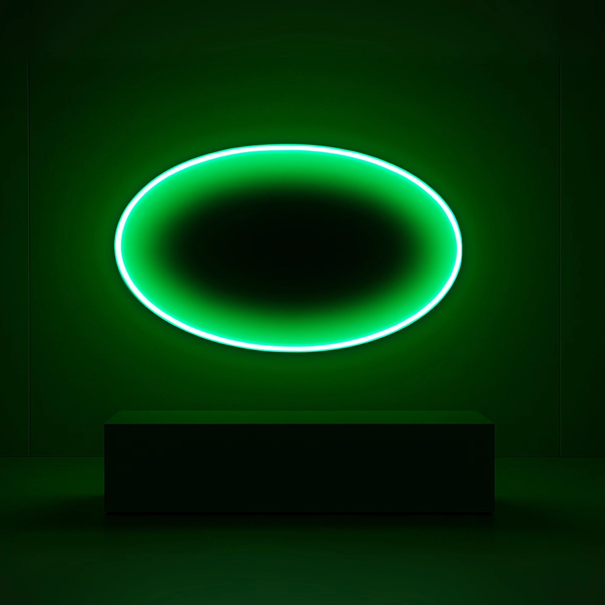 Threshold of Maybe | Liminal Green Wall Art Interior Moderna XL