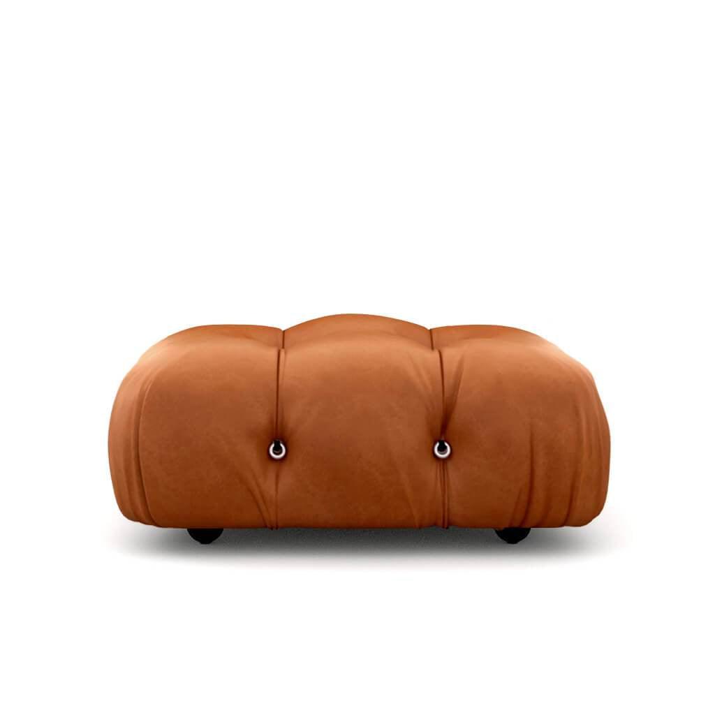 Mario Bellini Ottoman Sofa Interior Moderna Tan Vintage Leather