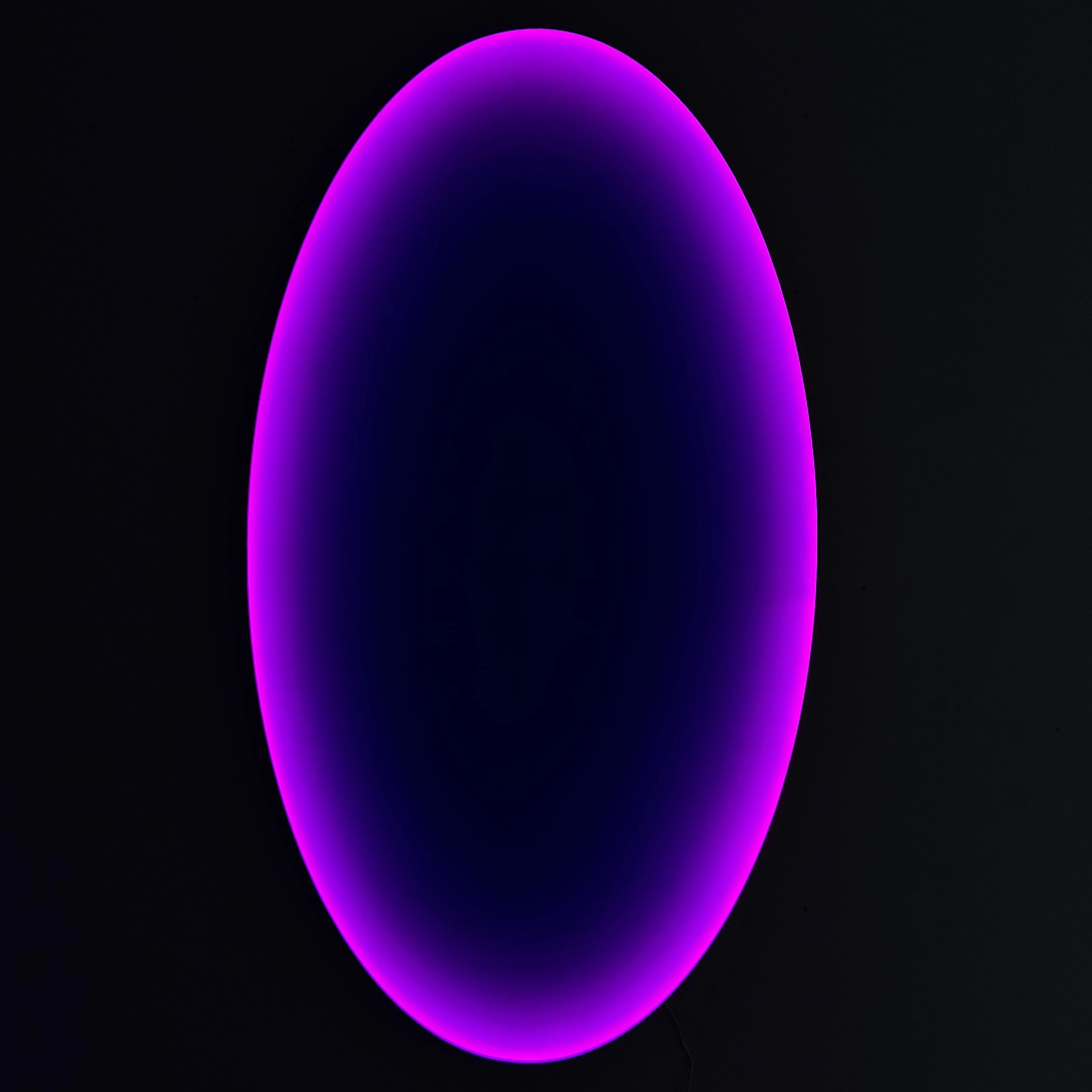 Threshold of Maybe | Dusk Magenta Wall Art Interior Moderna