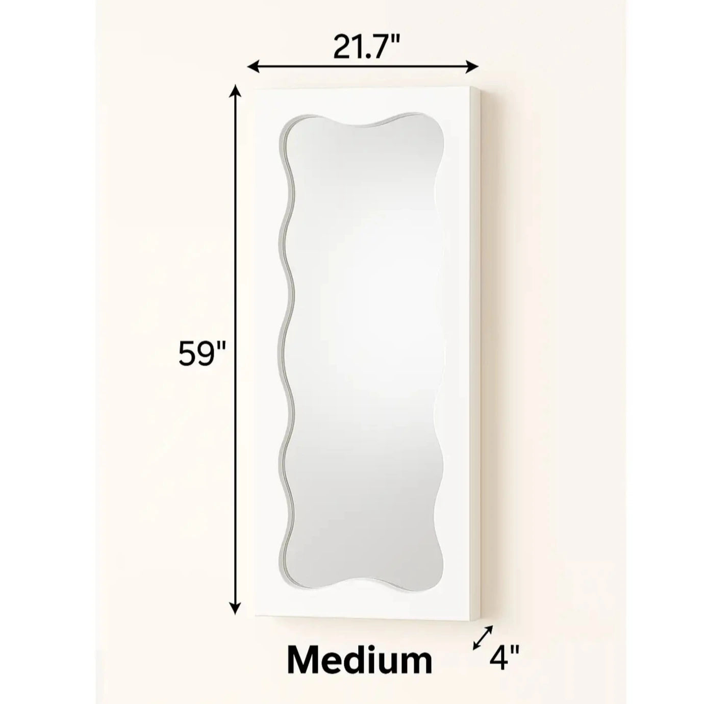 Wave Frame Mirror Mirror Interior Moderna