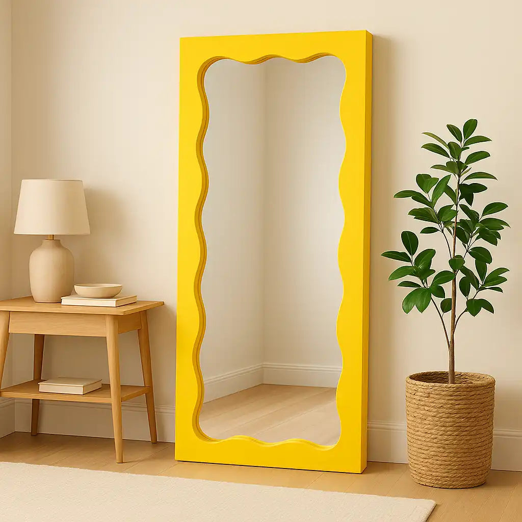 Wave Frame Mirror