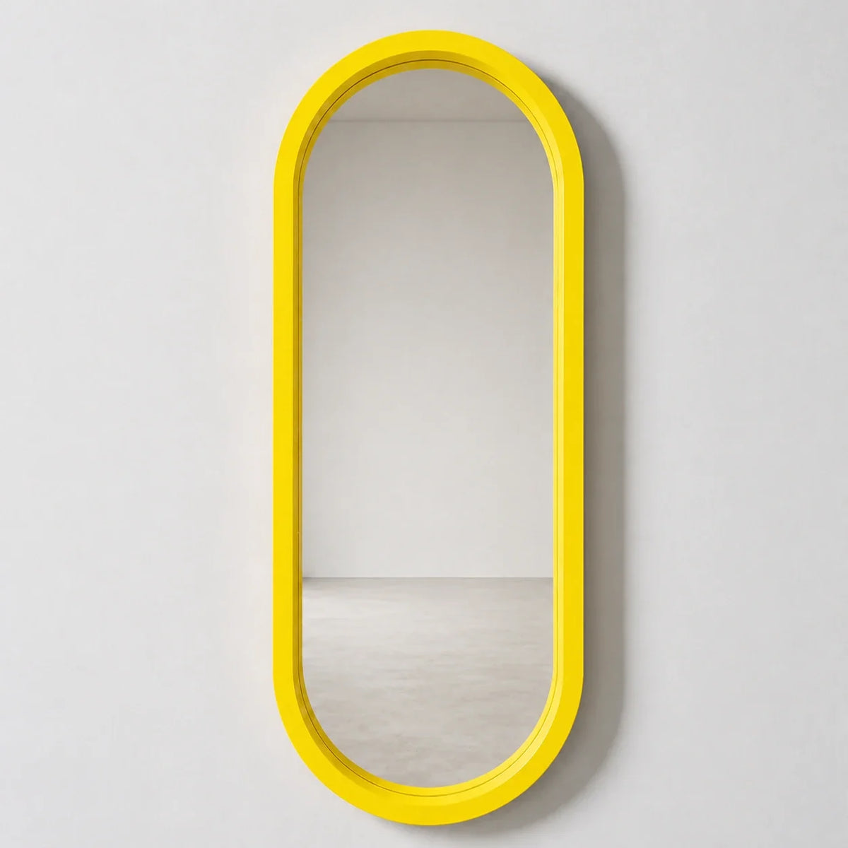 The Pill Mirror | Yellow Mirror Interior Moderna
