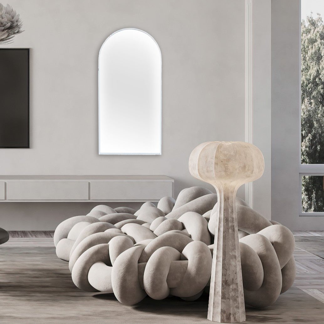 Hanging Arched Mirror Mirror Interior Moderna   