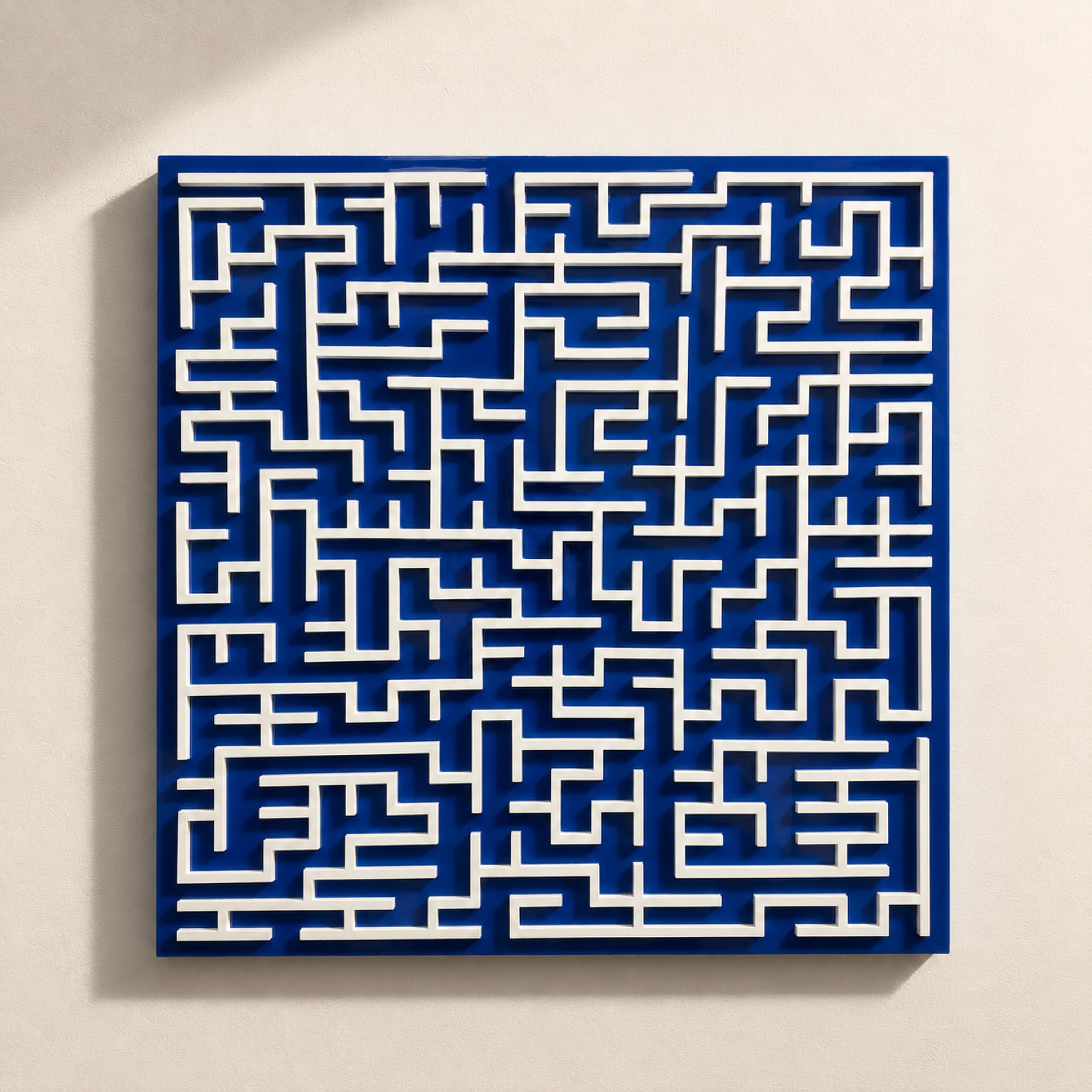 Labyrinth | Cobalt Field Wall Art Interior Moderna