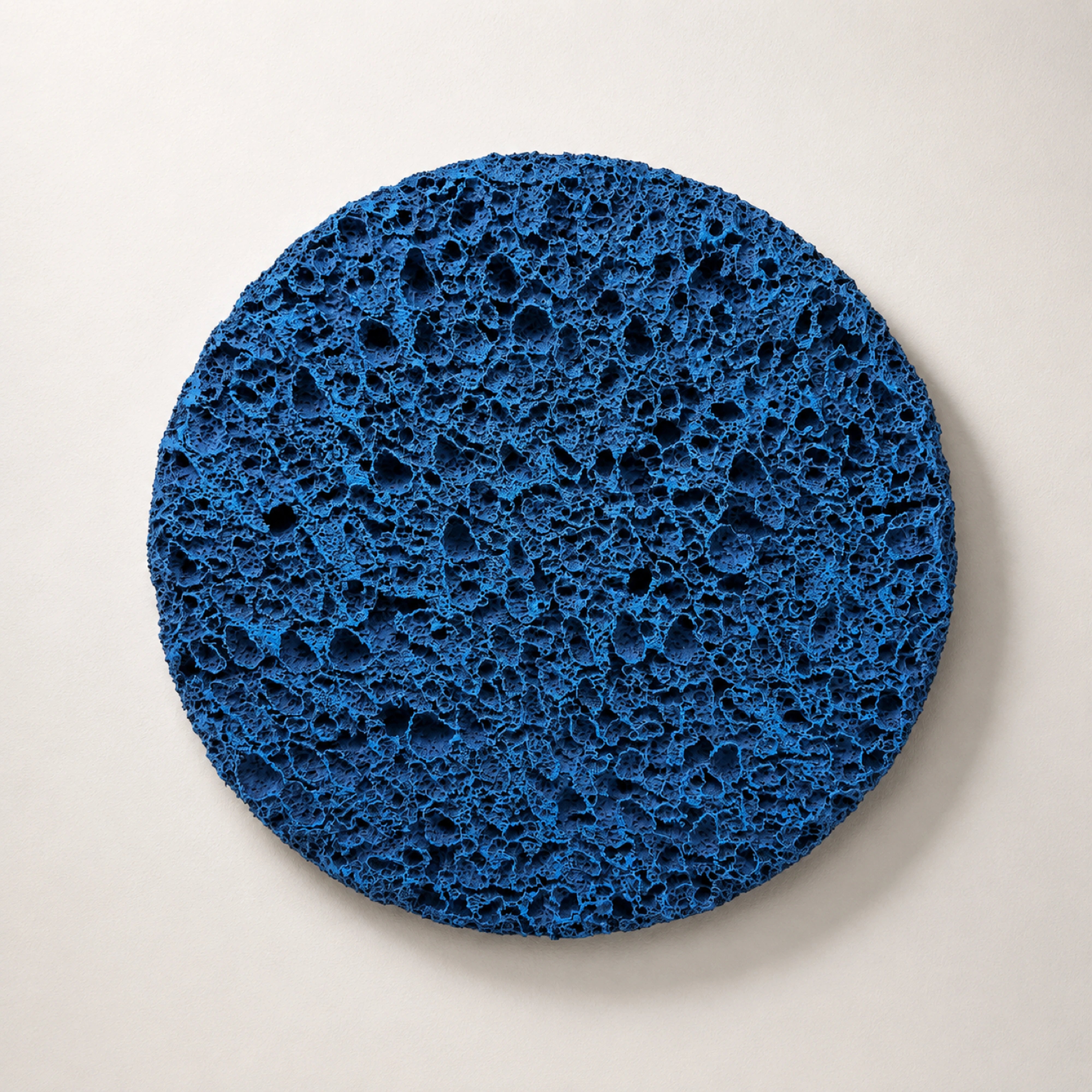 Erosion | Deep Tidal Blue Wall Art Interior Moderna