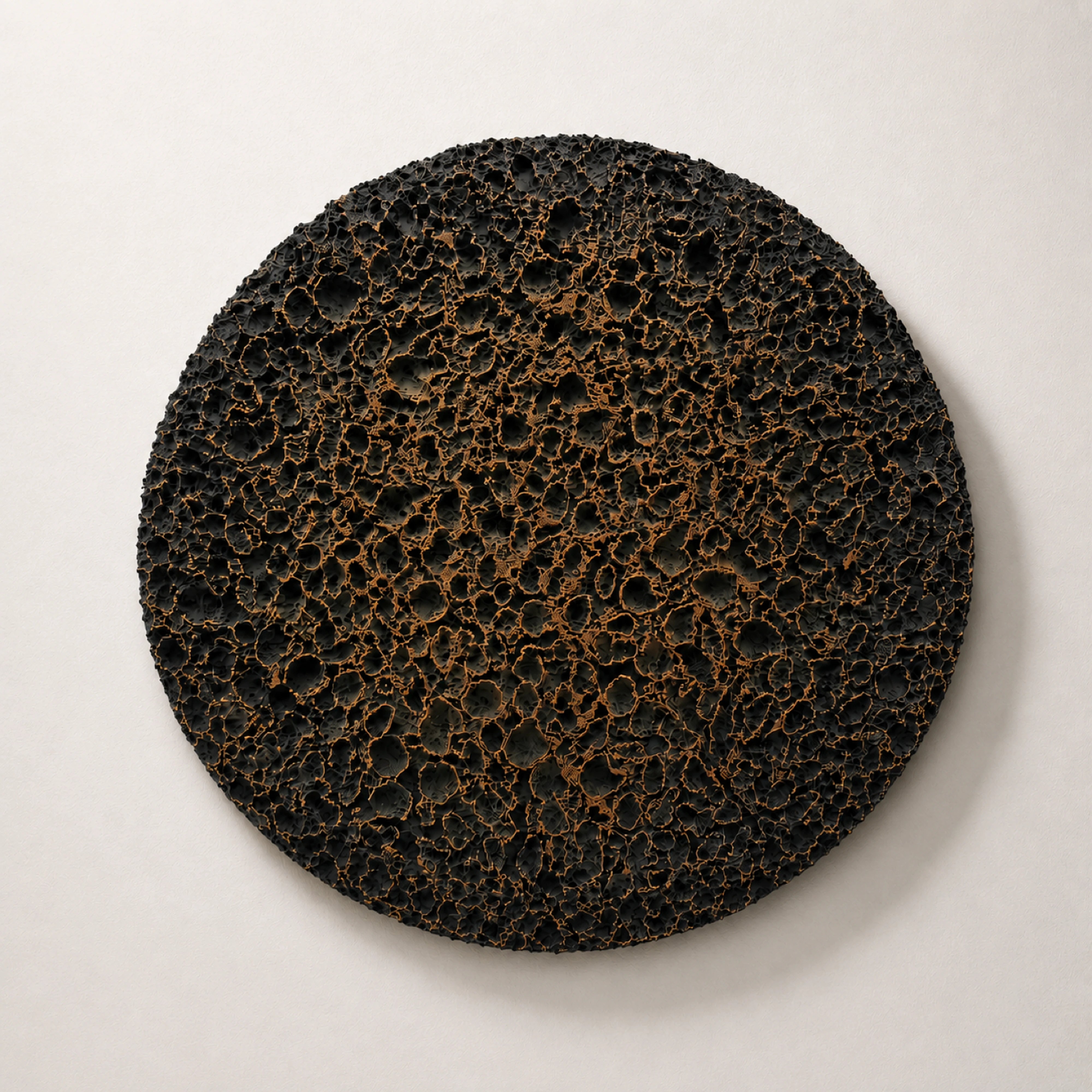 Erosion | Bronzed Earth Wall Art Interior Moderna