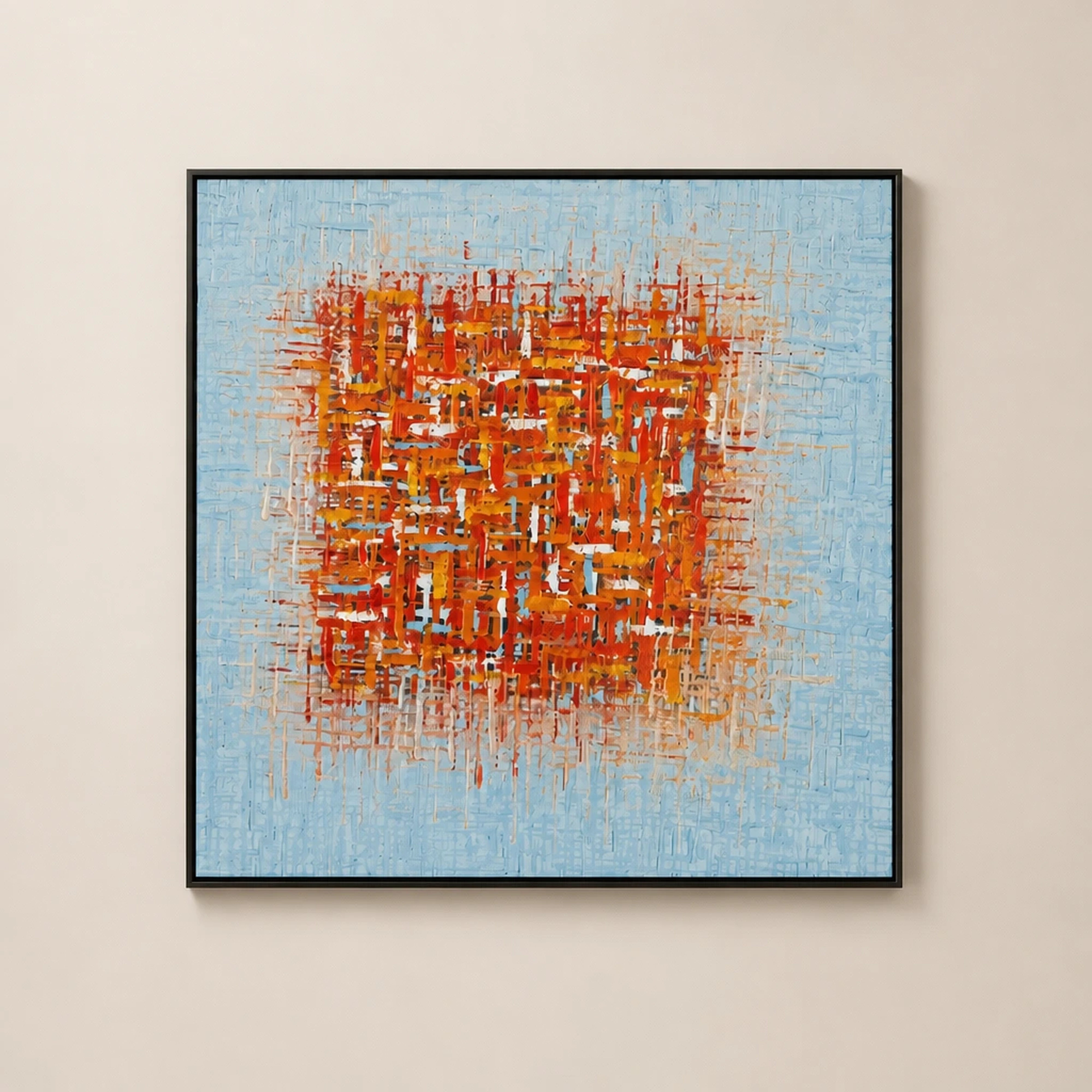 Interference Wall Art Interior Moderna
