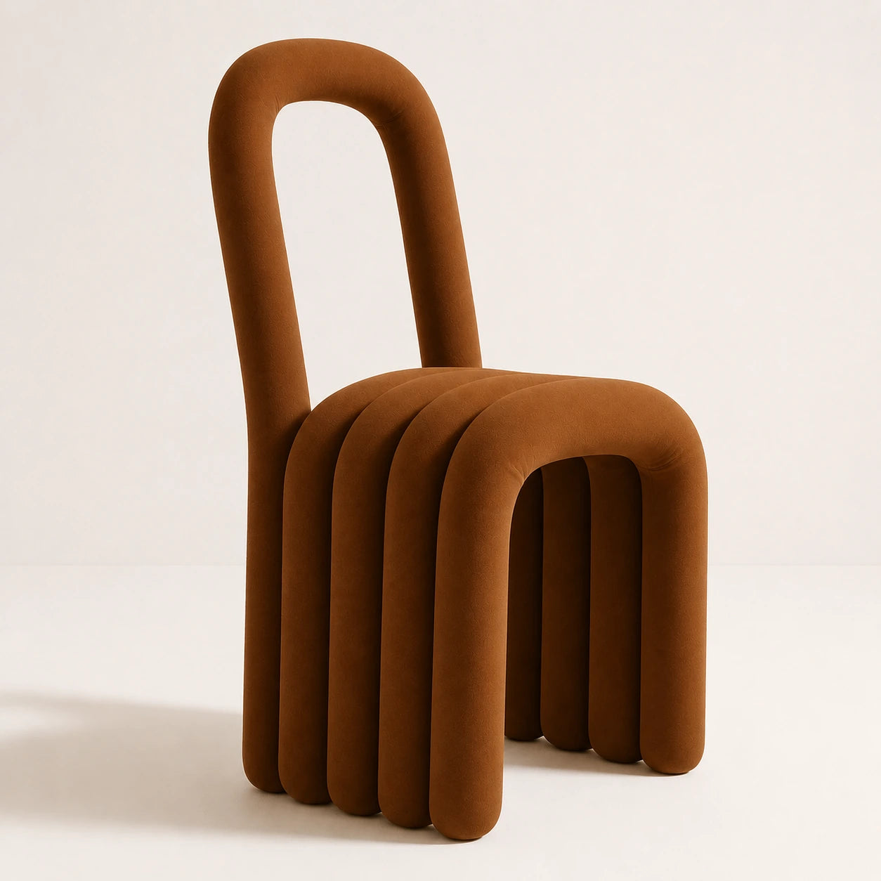 Noodle Pipe Chair Chair Interior Moderna Brown Kids Sized New