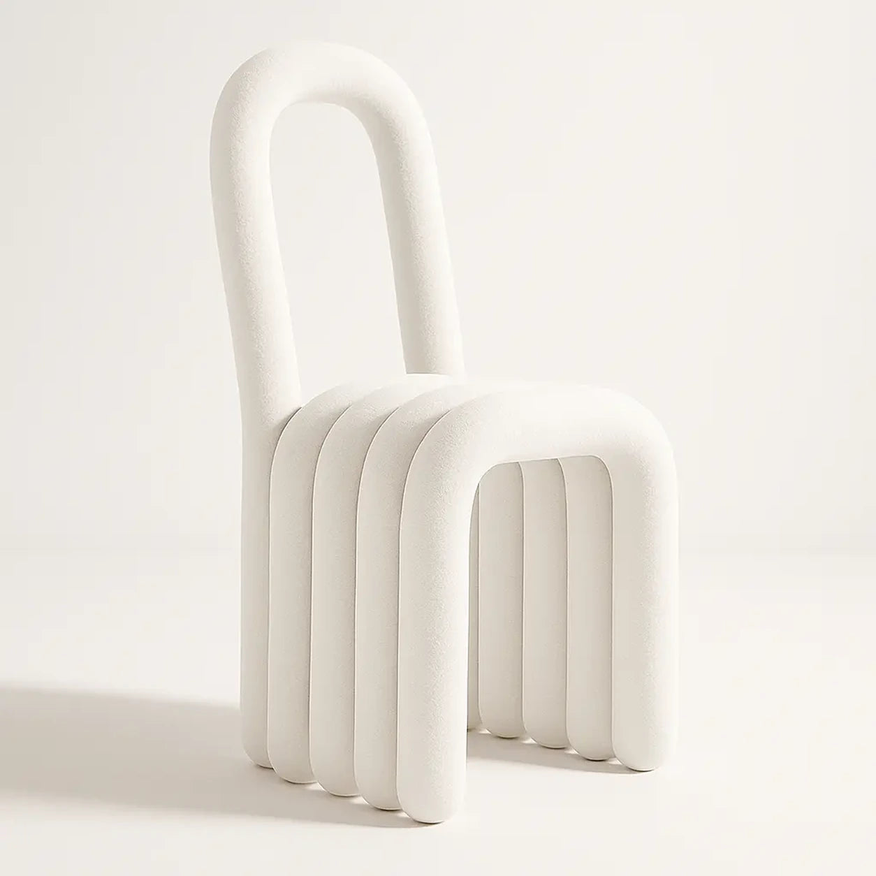 Noodle Pipe Chair Chair Interior Moderna White Kids Sized New