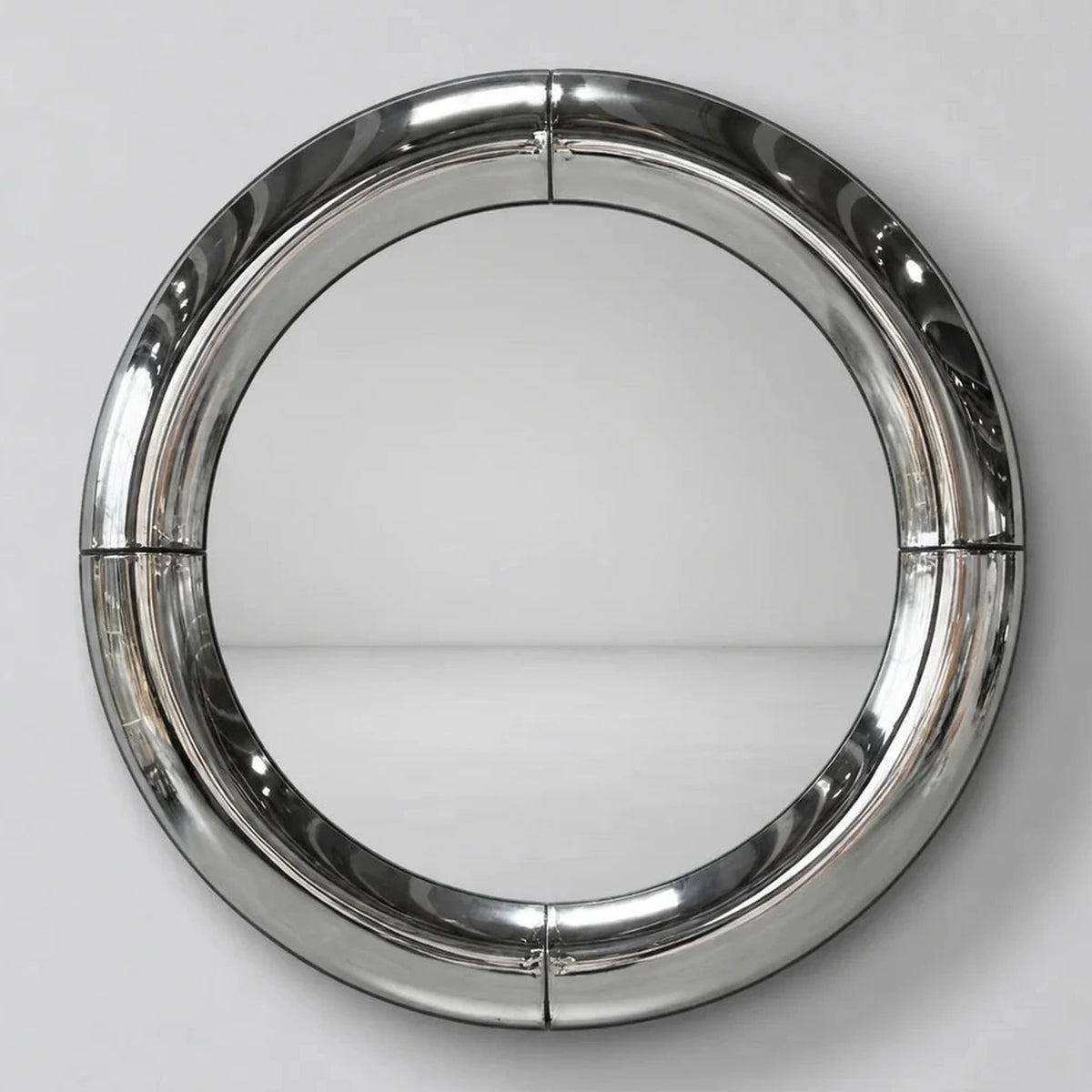 Atlas Mirror | Chrome Silver Mirror Interior Moderna