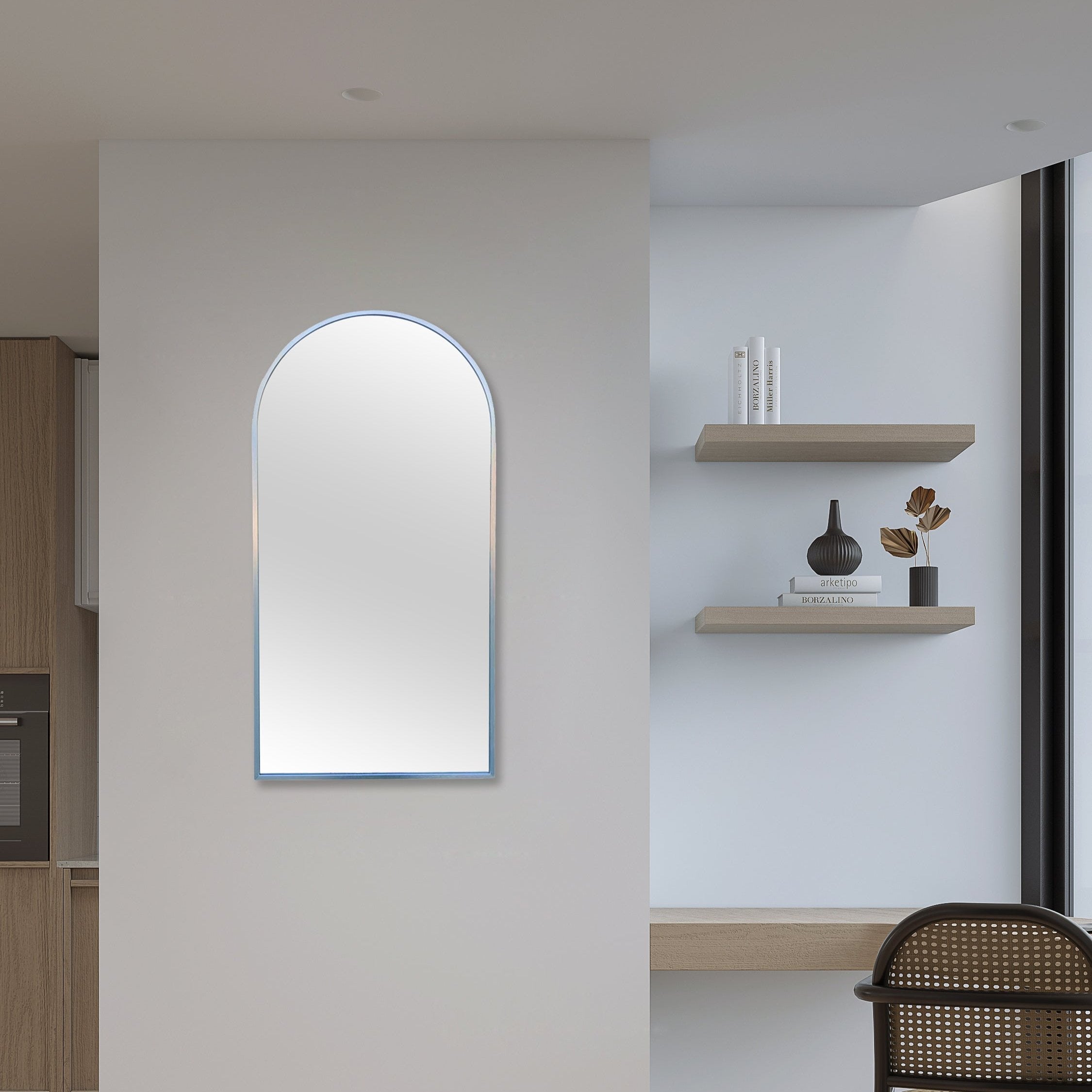 Hanging Arched Mirror Mirror Interior Moderna   