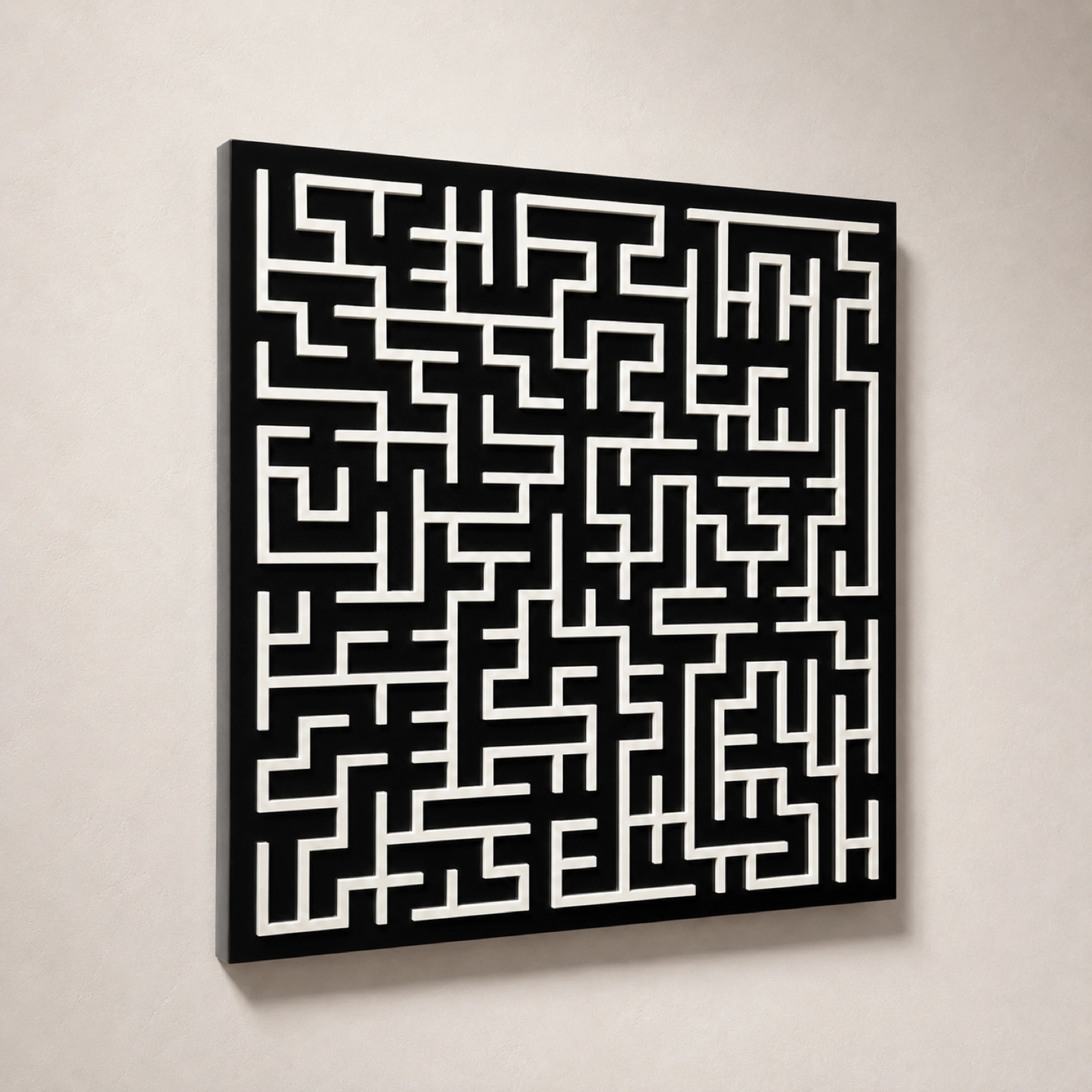Labyrinth | Binary Wall Art Interior Moderna