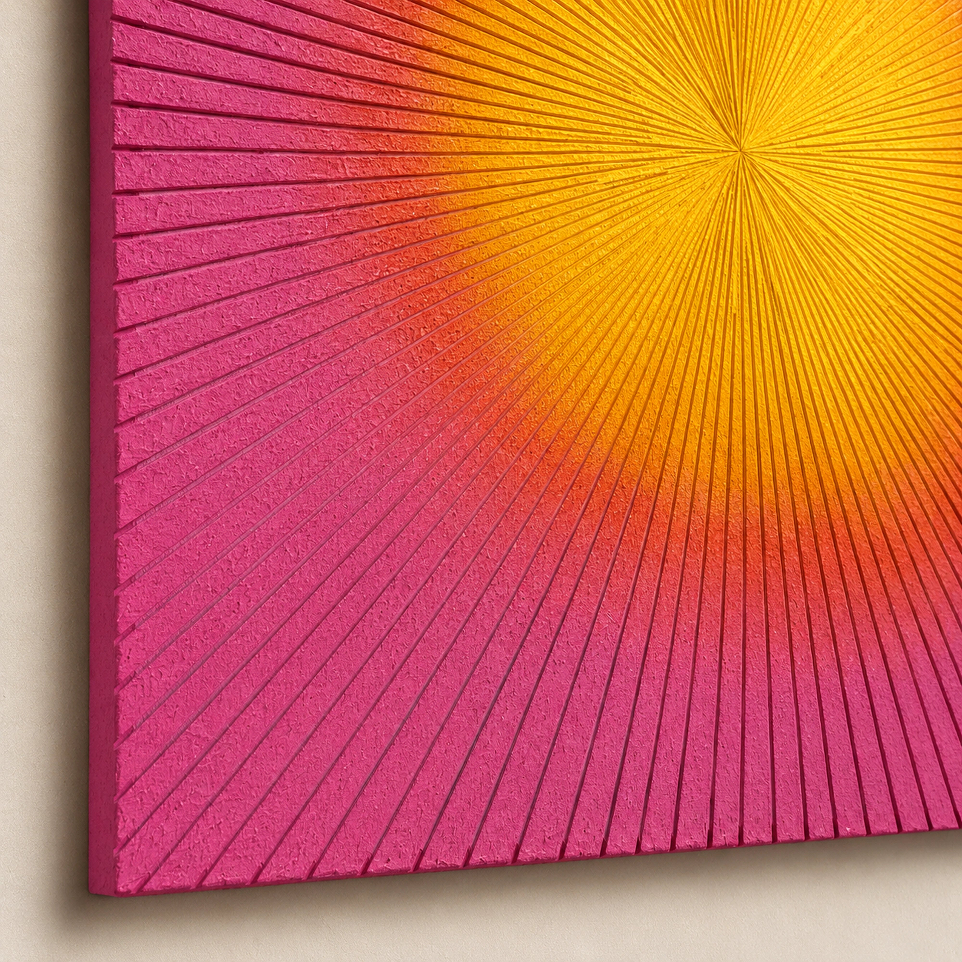 Solar Bloom Wall Art Interior Moderna