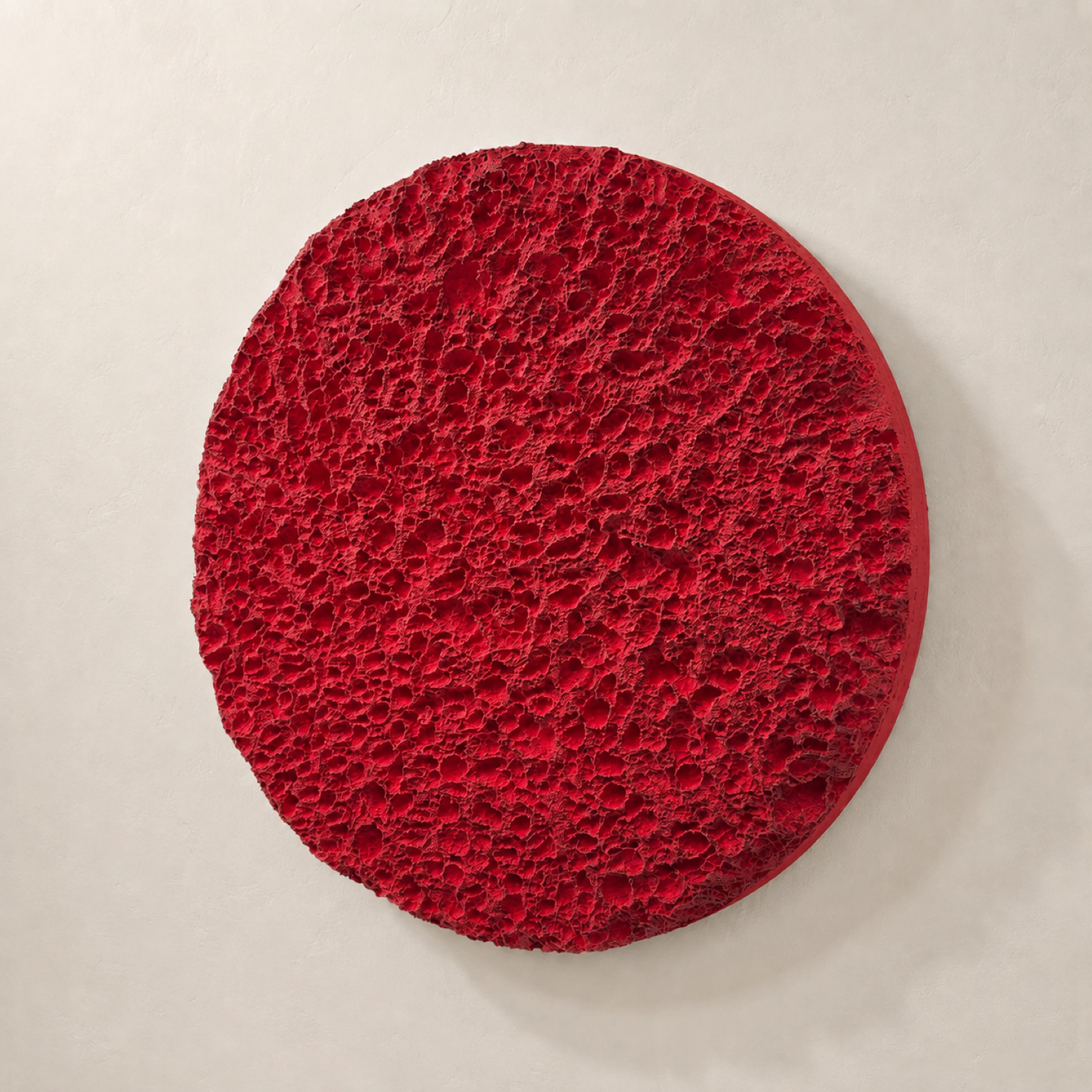 Erosion | Crimson Field Wall Art Interior Moderna