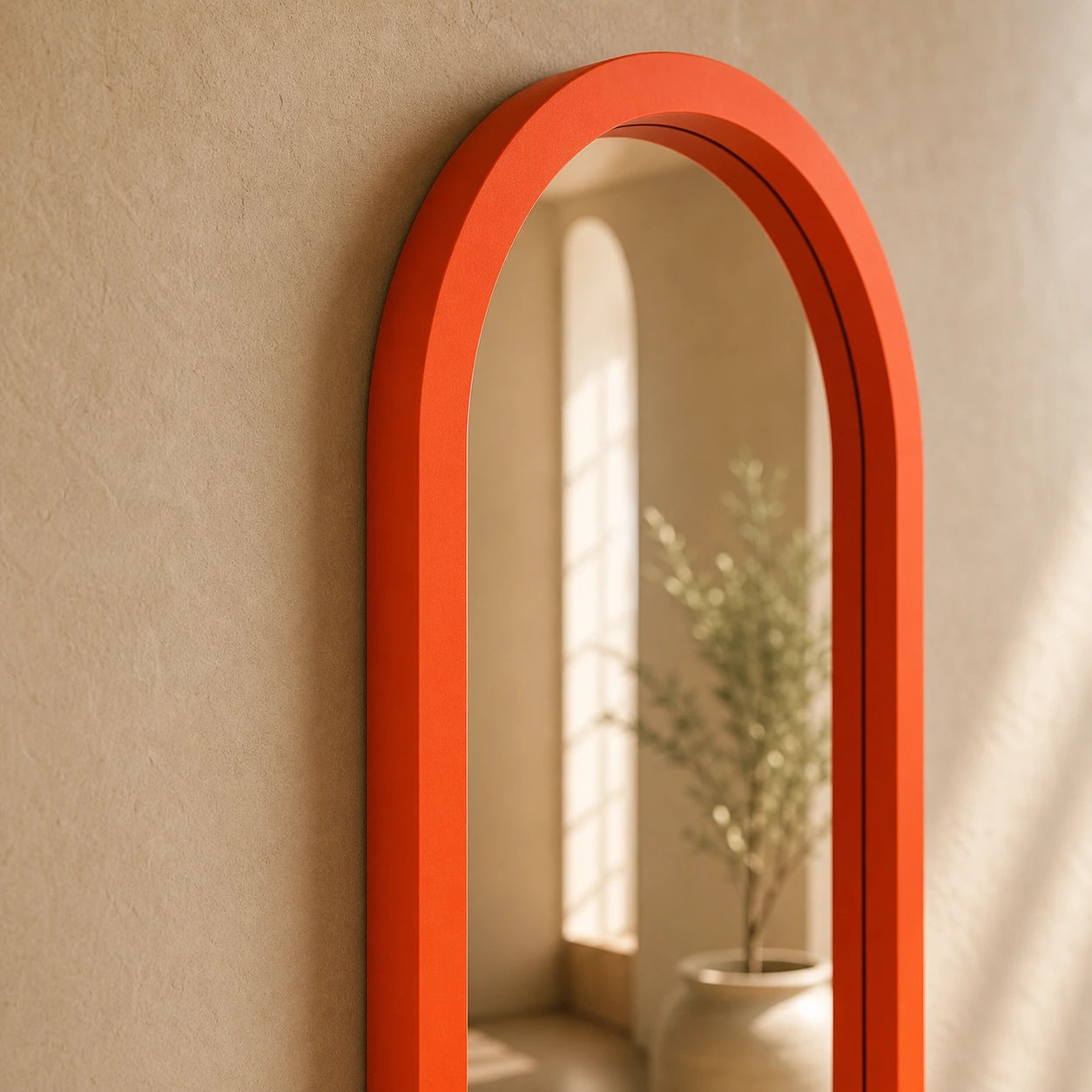 The Pill Mirror | Orange Mirror Interior Moderna