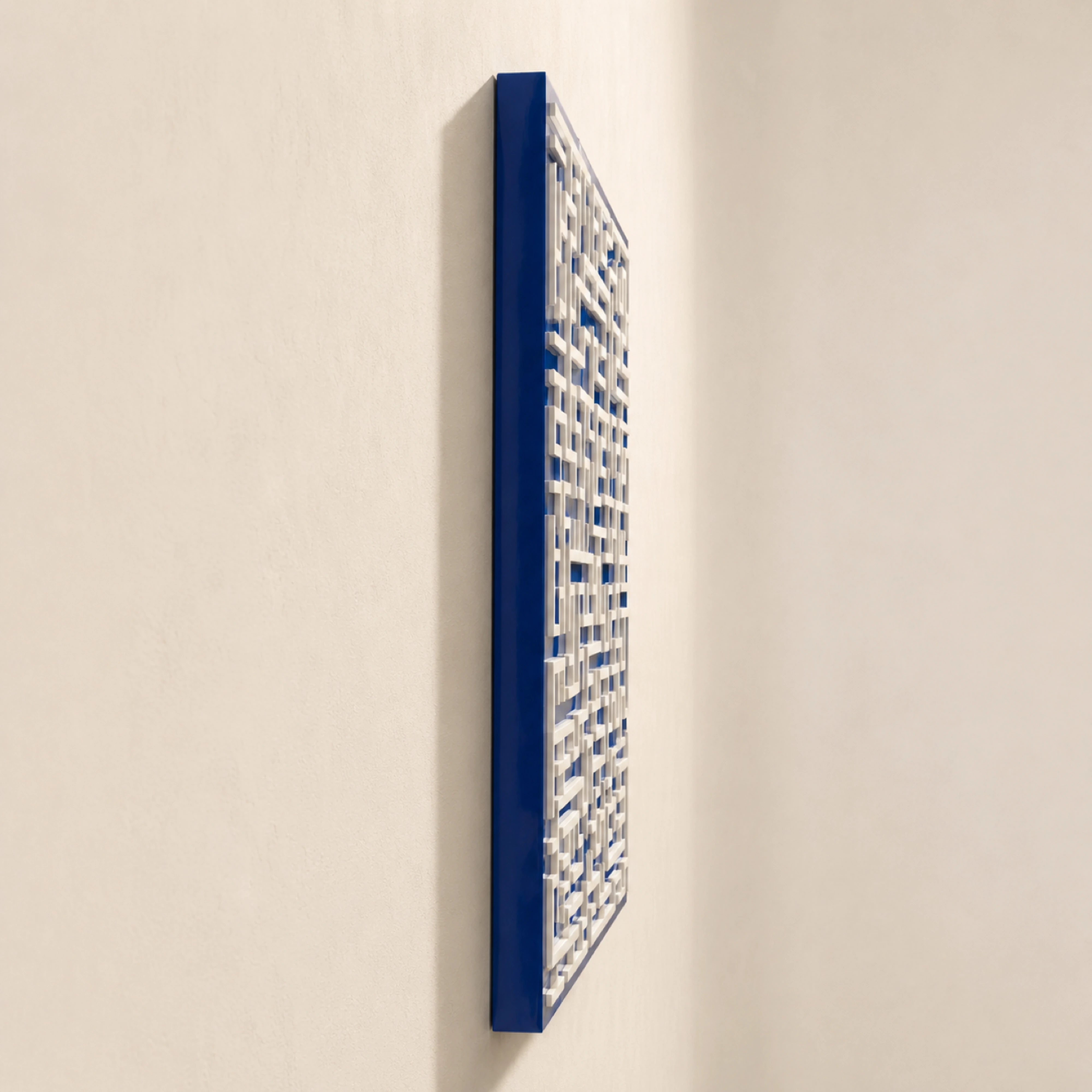 Labyrinth | Cobalt Field Wall Art Interior Moderna