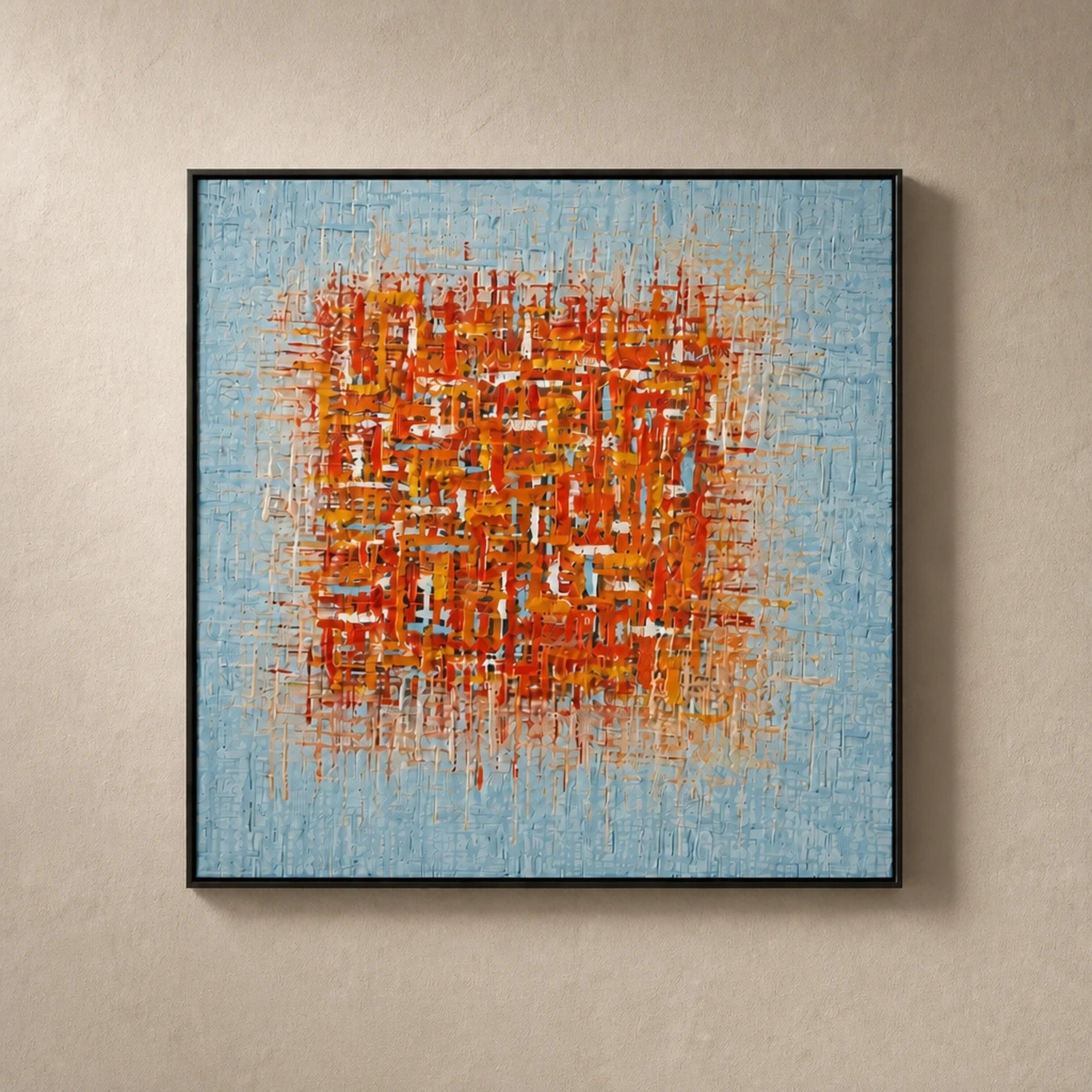 Interference Wall Art Interior Moderna