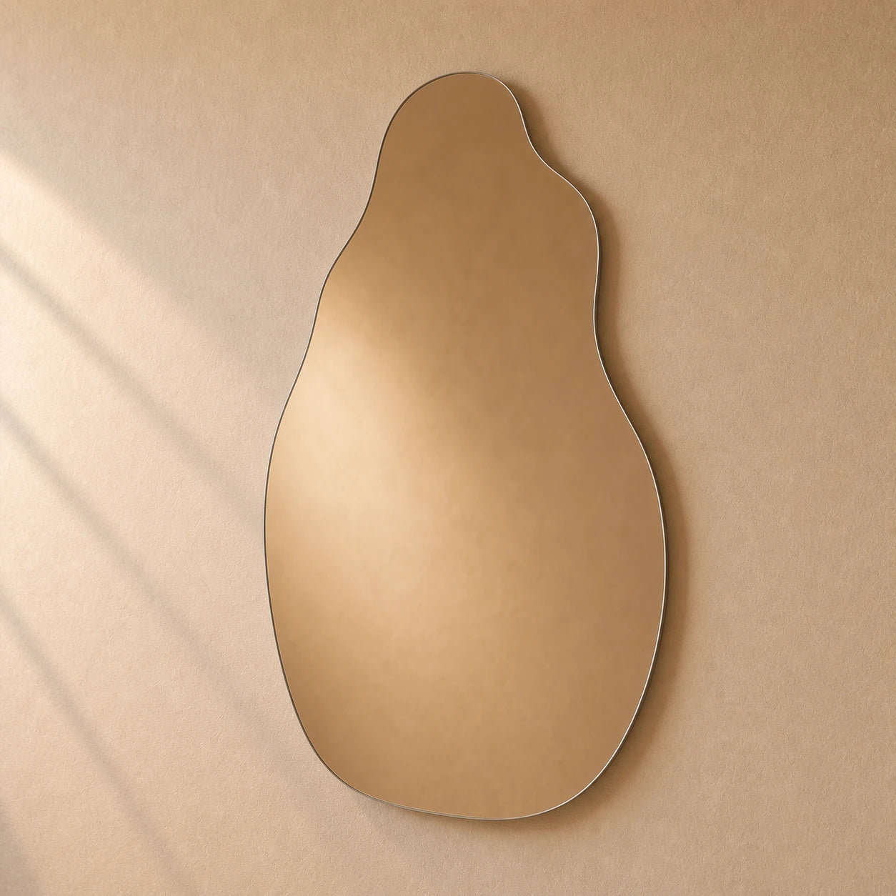 Chrome Irregular Mirror Mirror Interior Moderna