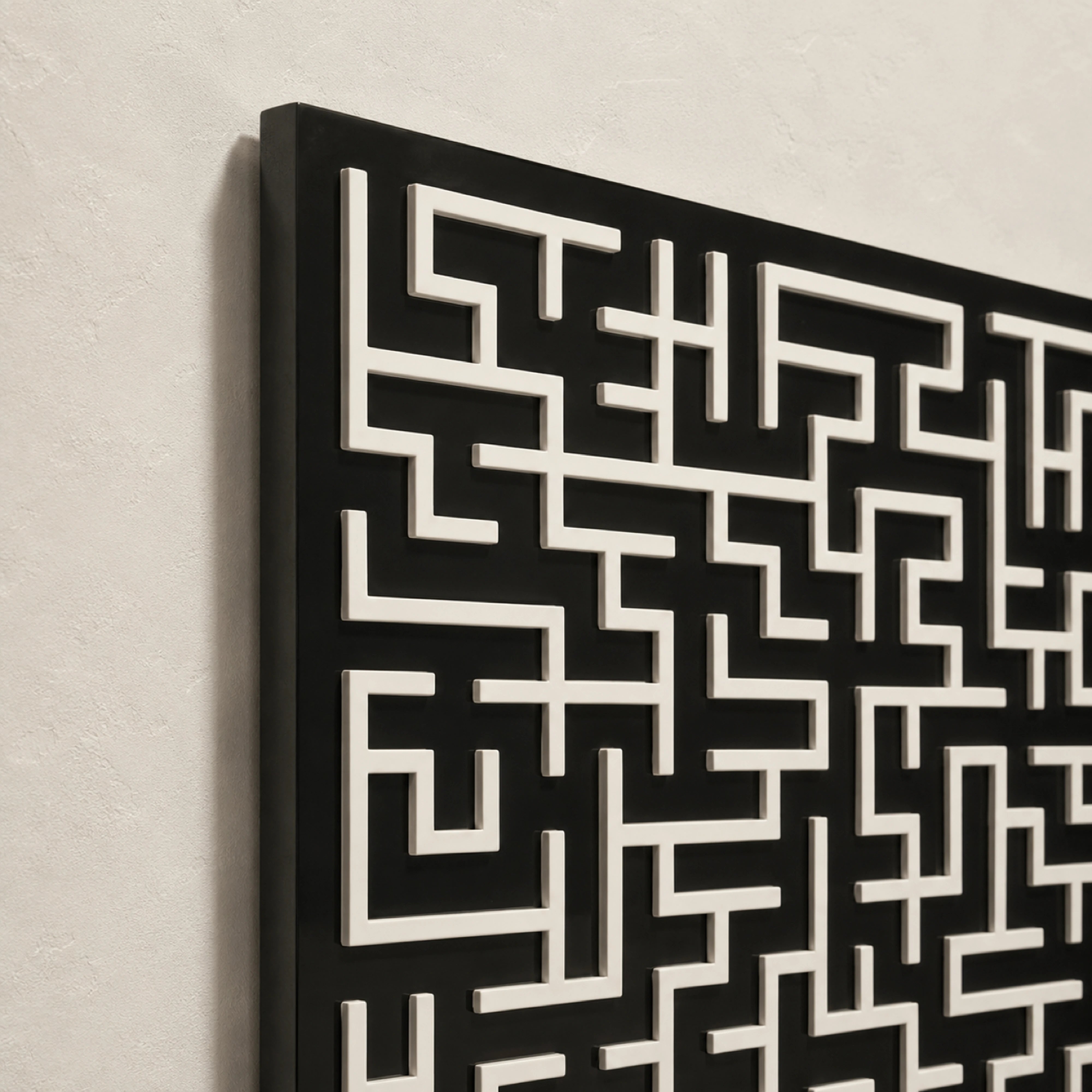 Labyrinth | Binary Wall Art Interior Moderna