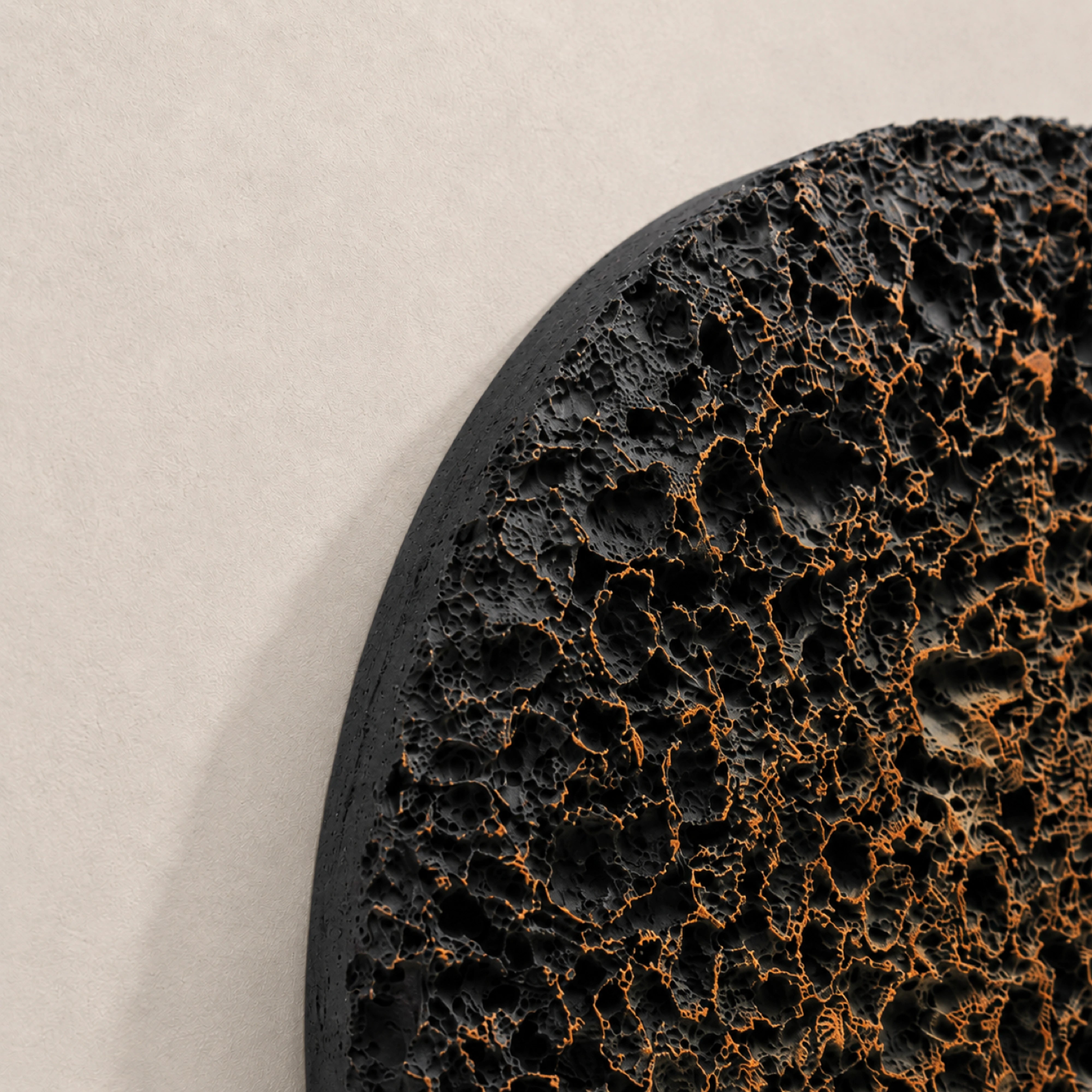 Erosion | Bronzed Earth Wall Art Interior Moderna