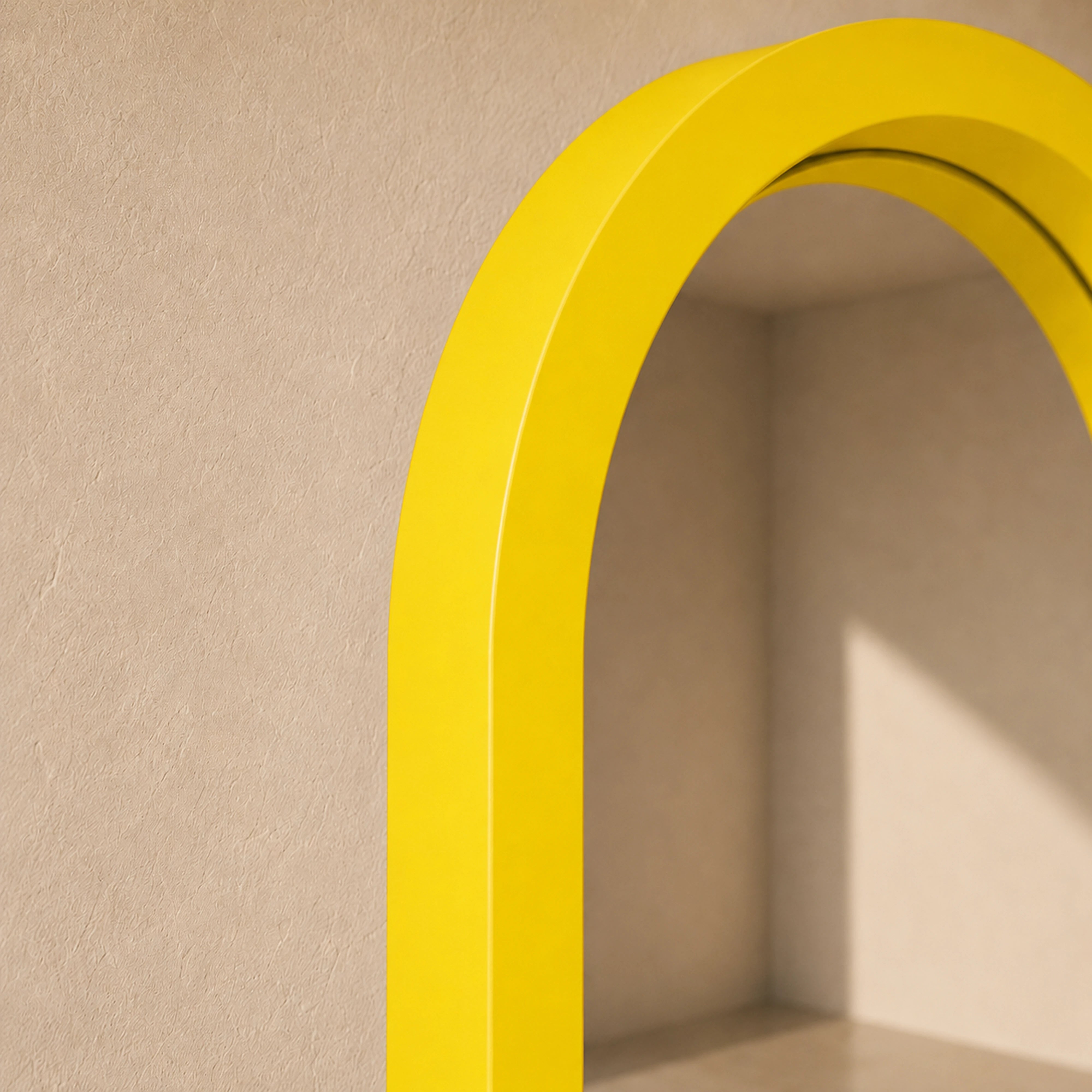 The Pill Mirror | Yellow Mirror Interior Moderna