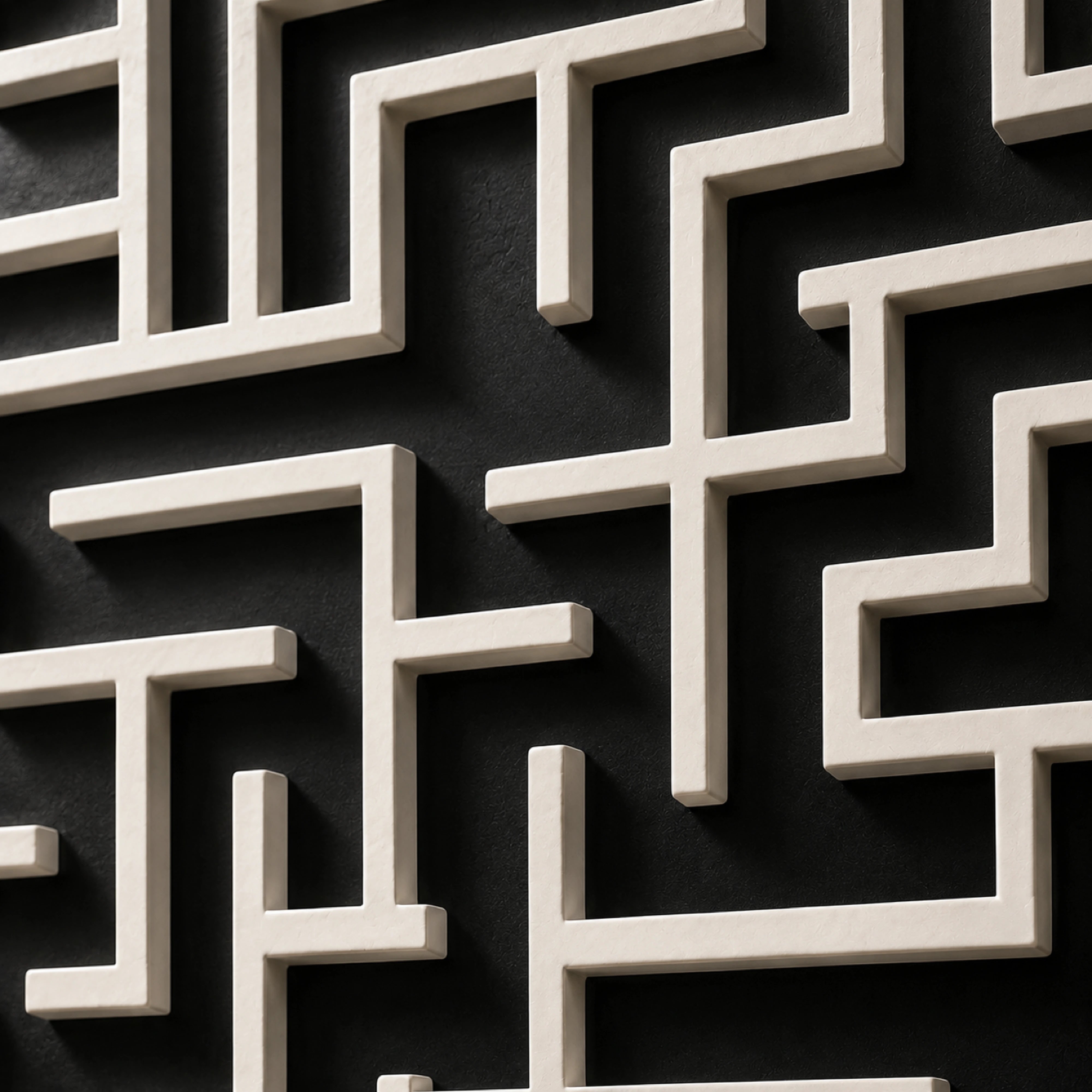 Labyrinth | Binary Wall Art Interior Moderna